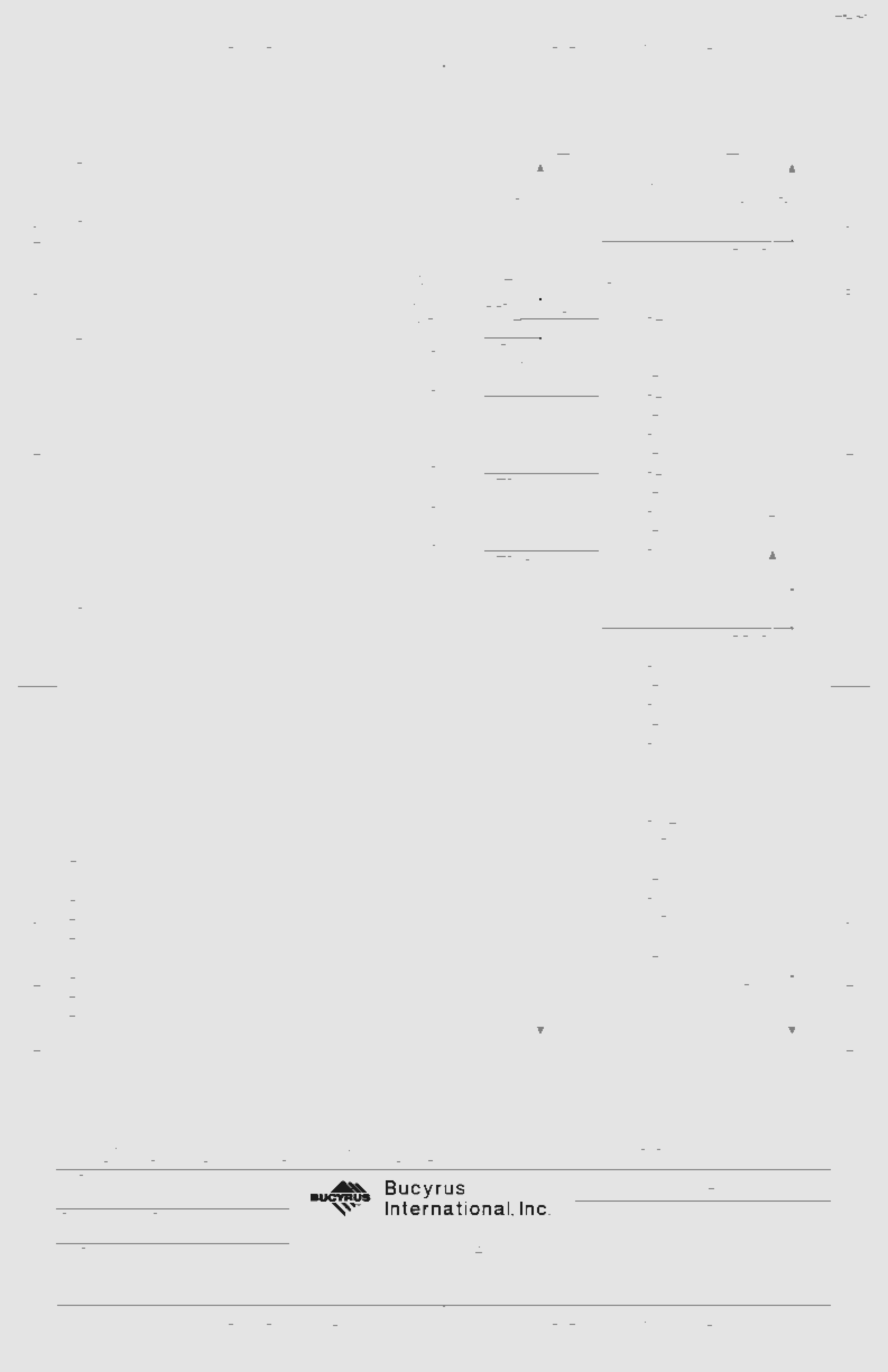 Bucyrus 495HD Electrical Schematic EM027941-4
