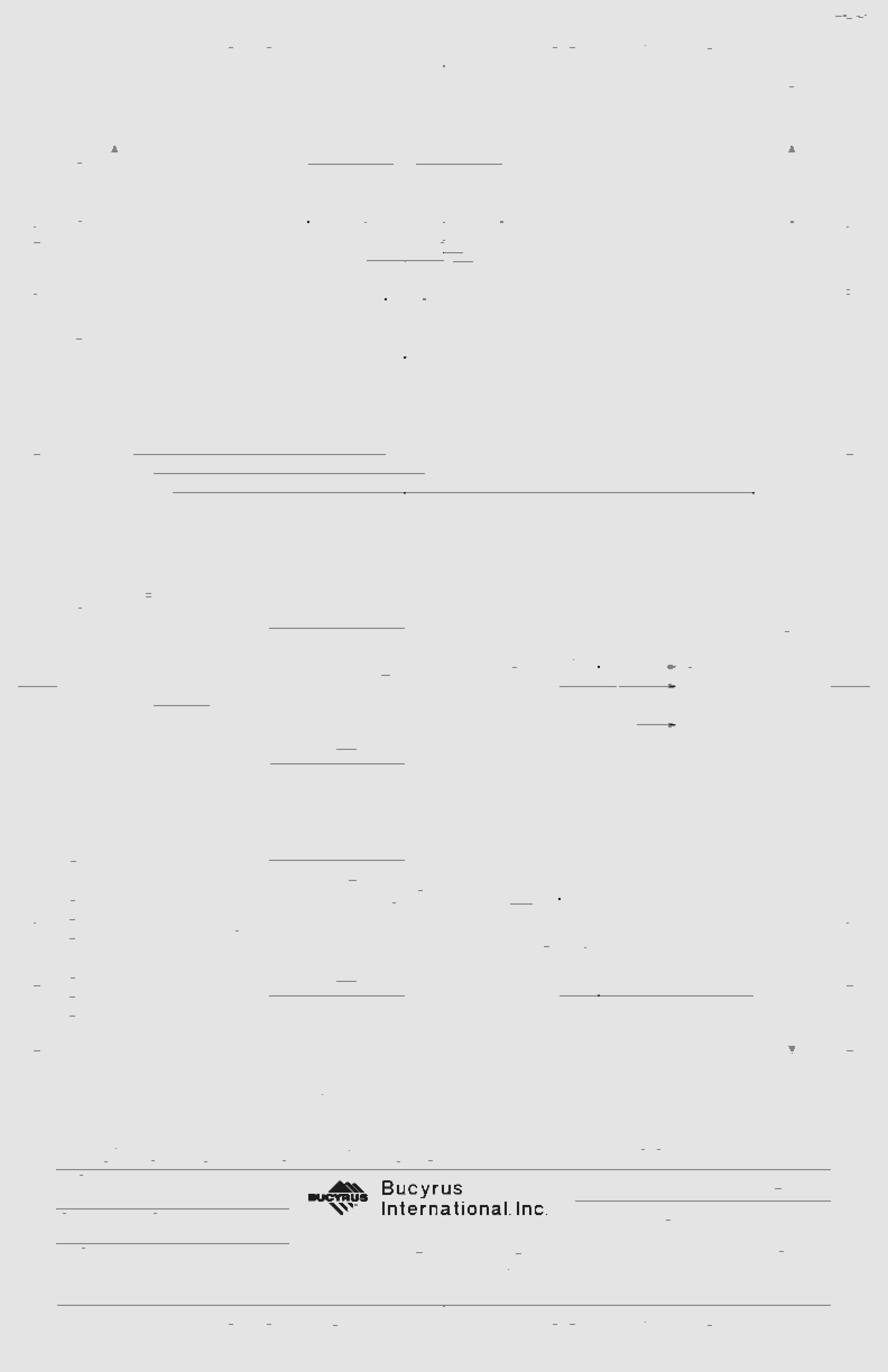Bucyrus 495HD Electrical Schematic EM027941-5