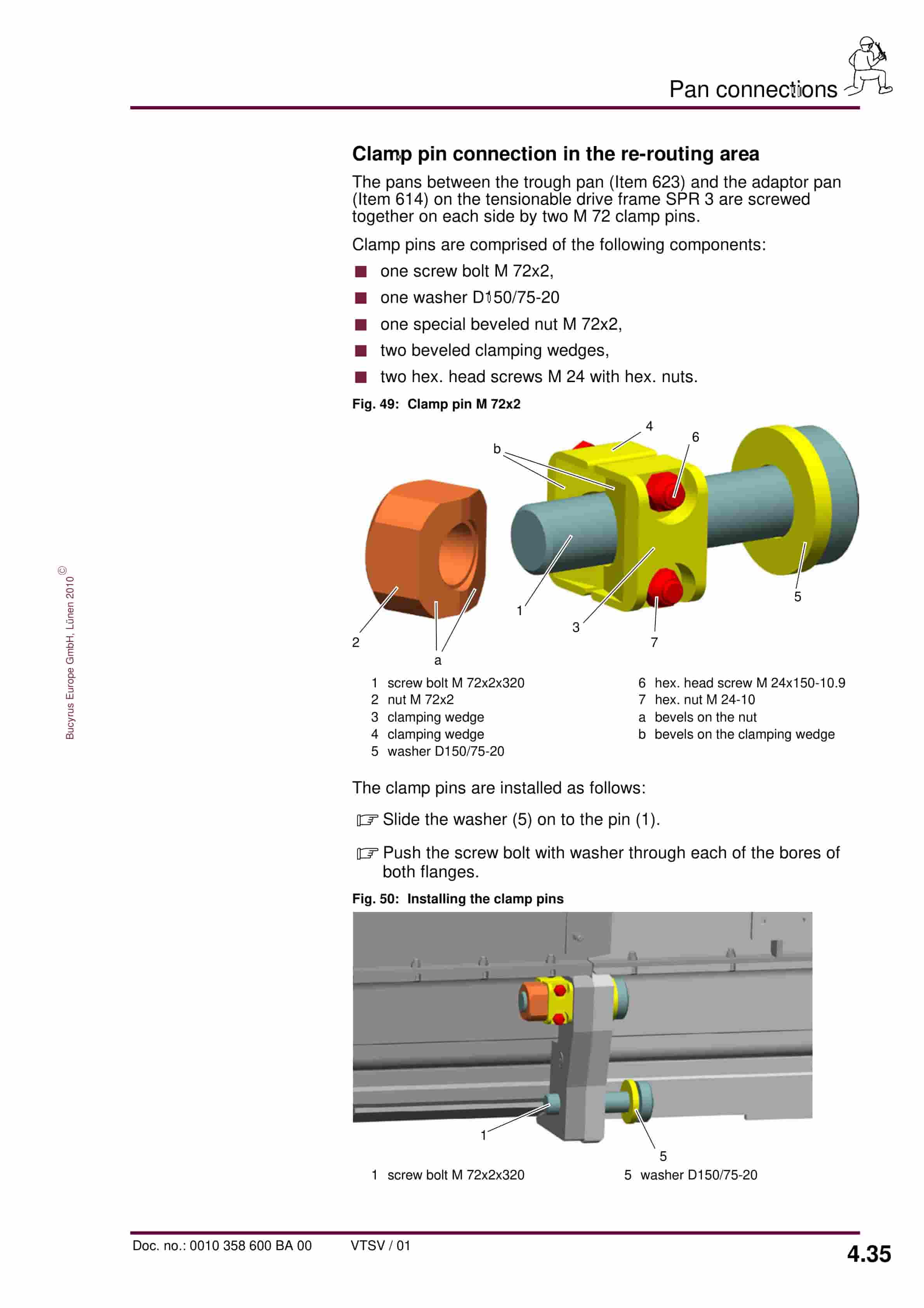 Alternative view of Bucyrus BSL PF 6-1542 Operating Manual 0010 358 600 BA 00