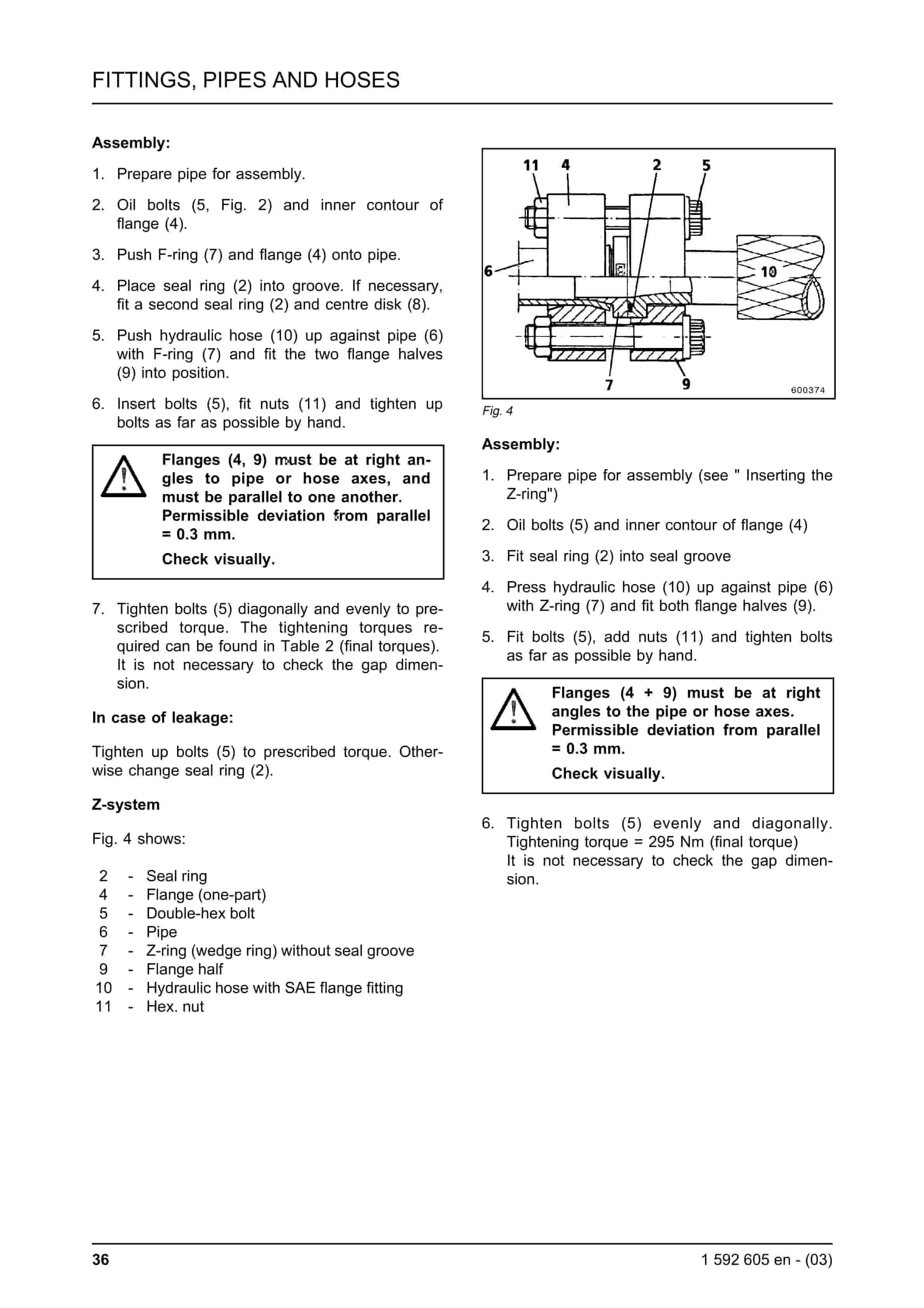Bucyrus Fittings, Pipes And Hoses Technical Handbook 1592605-4