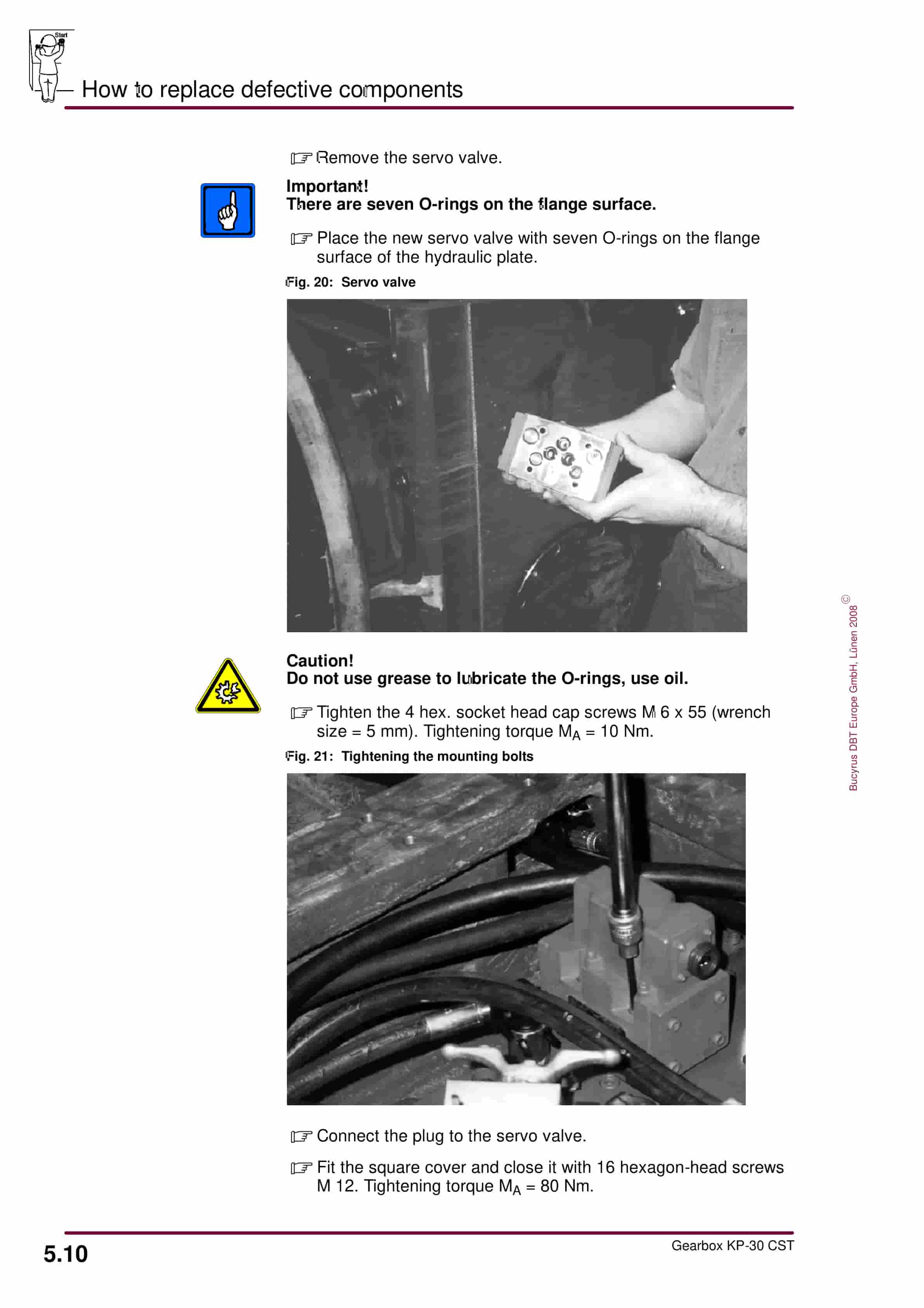 Bucyrus Gearbox KP-30 CST Operating Manual 1949 019 000 BA 00-2