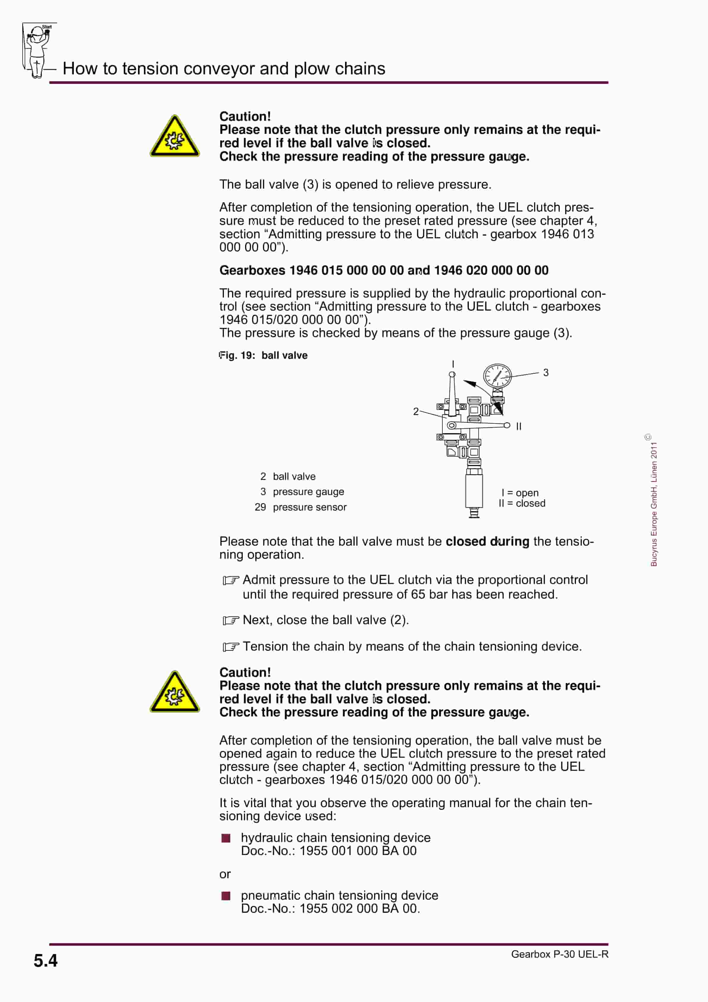 Bucyrus Gearbox P-30 UEL-R Operating Manual 1946 013 000 BA 00-2