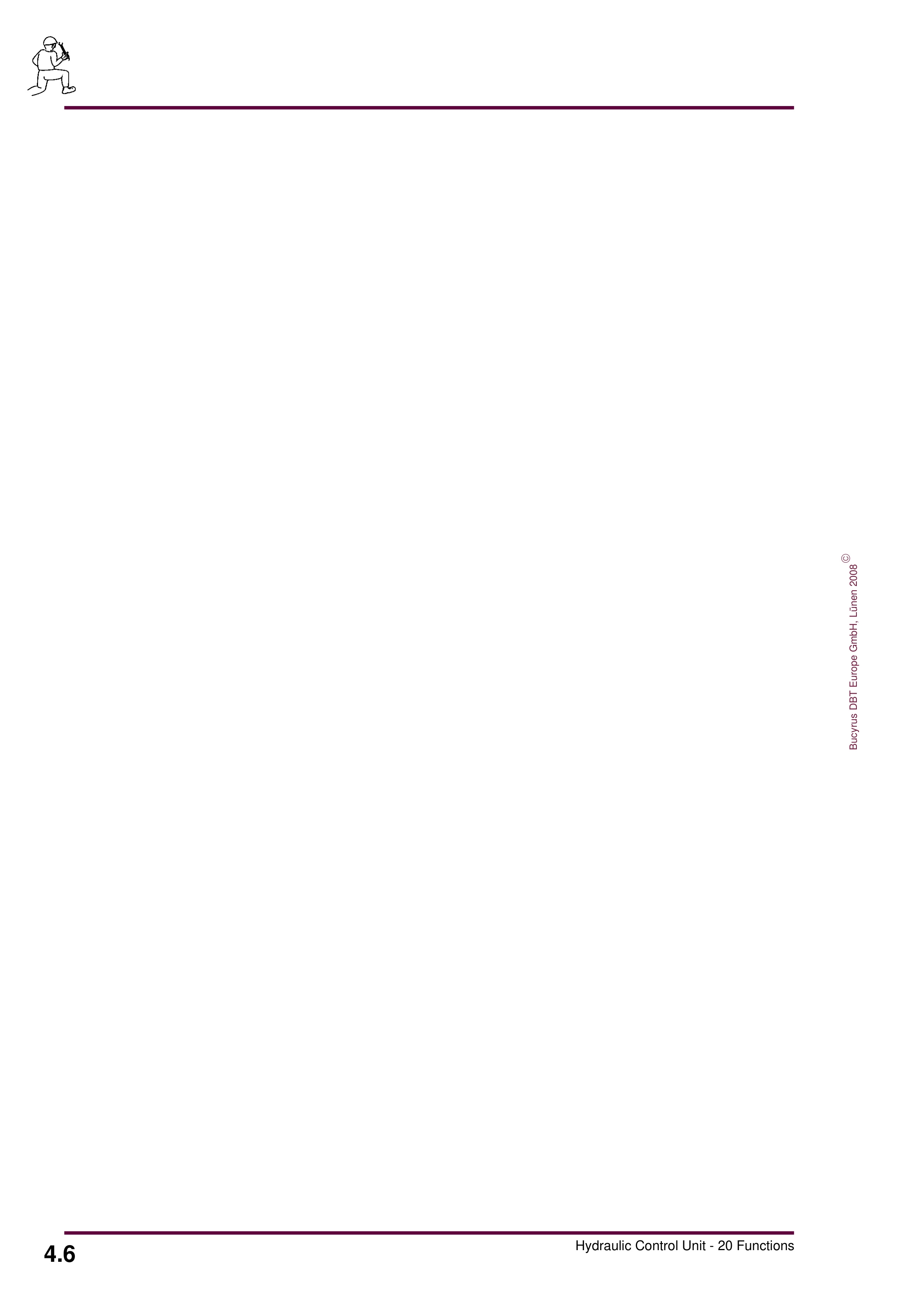 Bucyrus Hydraulic Control Unit, 20 Functions Operating Manual 8154 086 000 BA 00-2