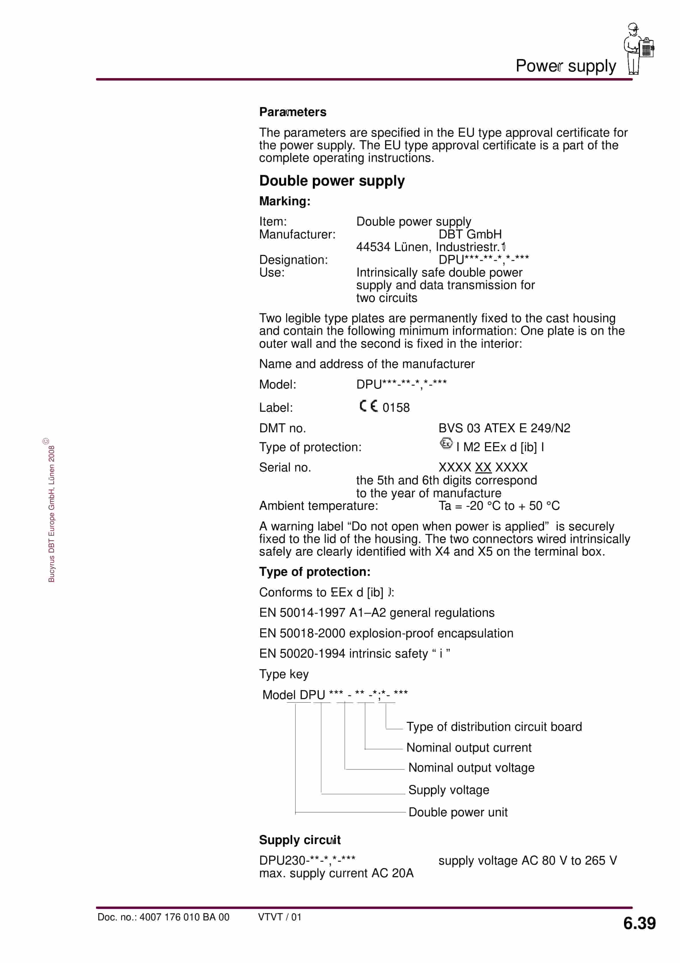 Bucyrus PMC-R-Face Control Operating Manual 4007 176 010 BA 00-4