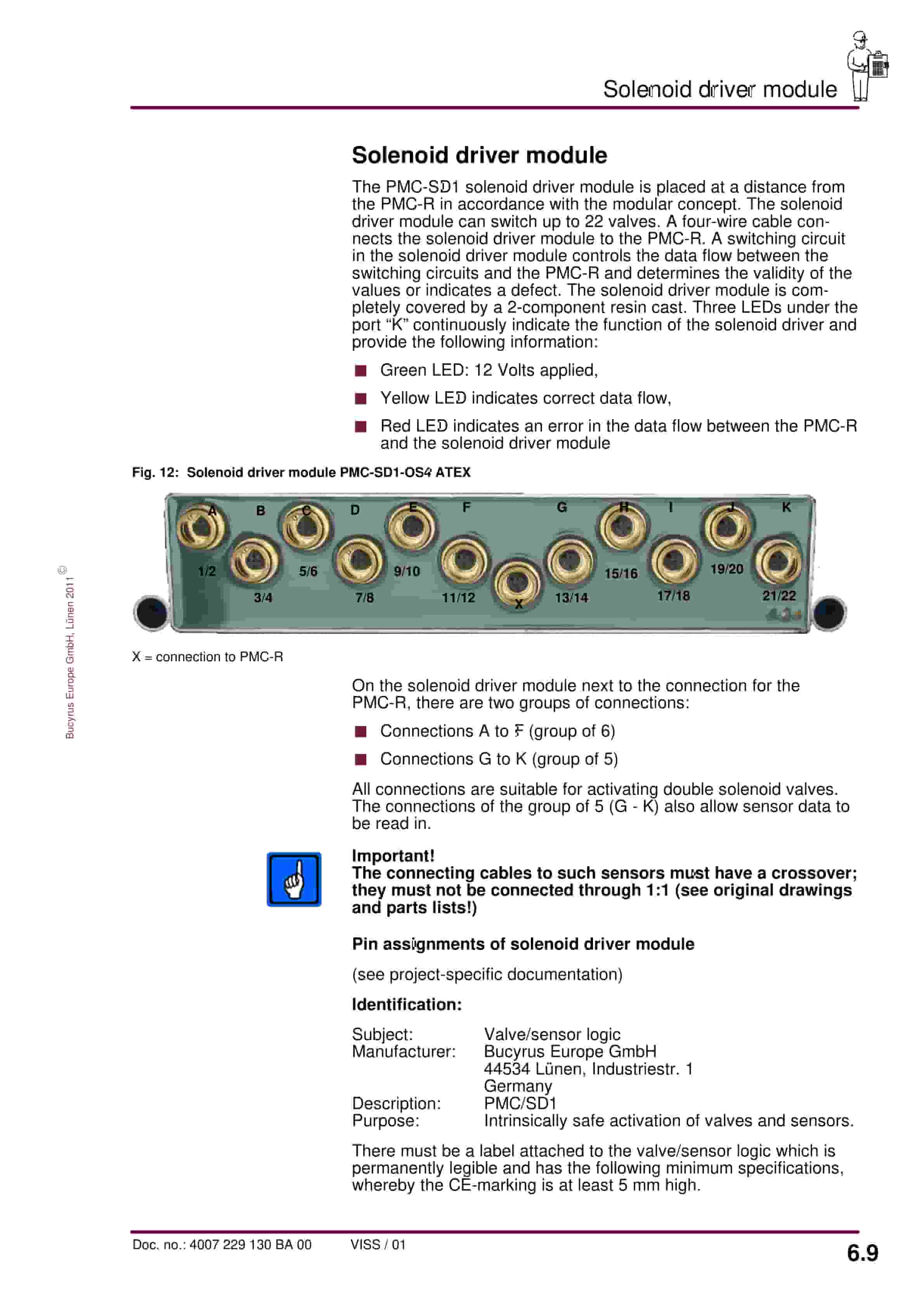 Bucyrus PMC-R System Backflush Filter Station Operating Manual 4007 299 130 BA 00-3