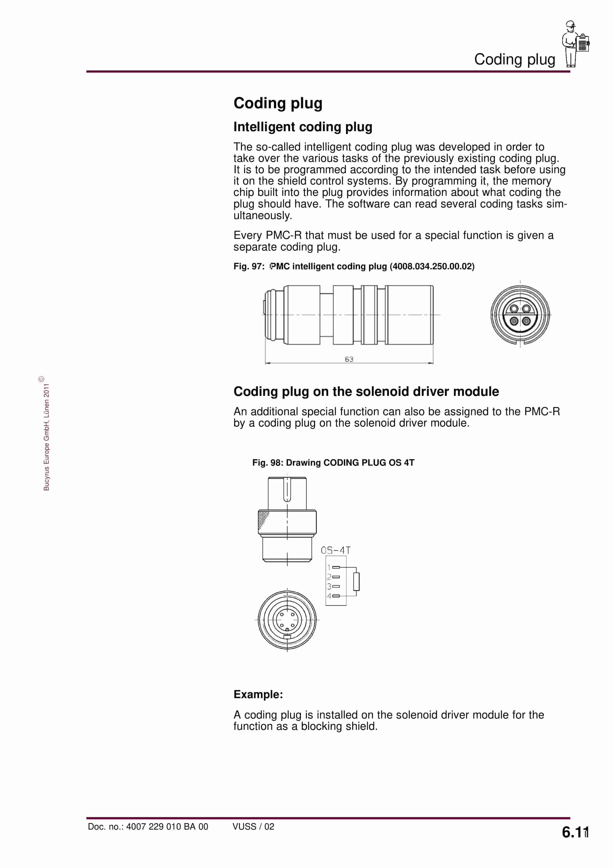 Bucyrus PMC-R System Face Control Operating Manual 4007 229 010 BA 00-4
