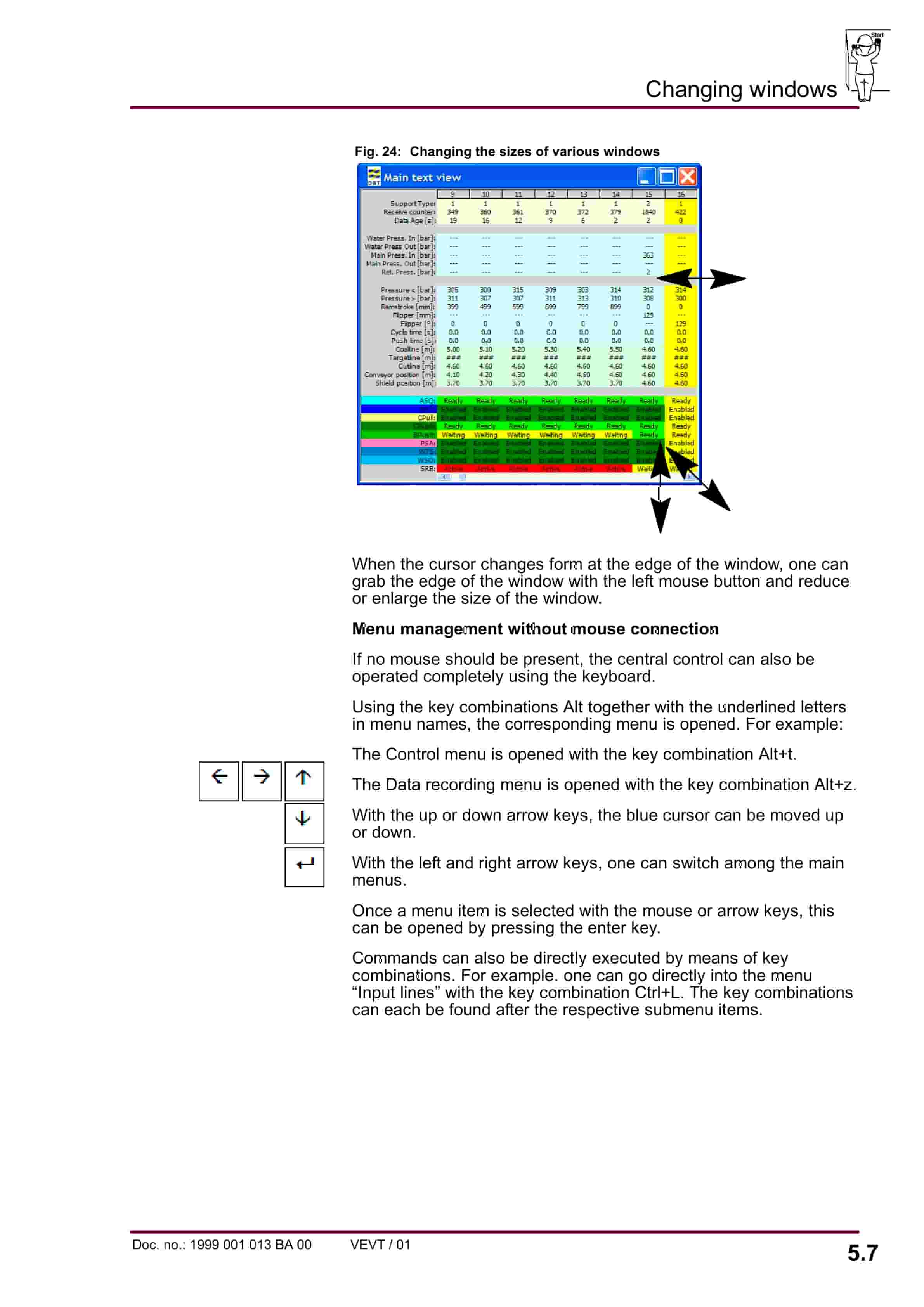 Bucyrus PMC-R-System Vshield Central Control Ver 10.56 Operating Manual 1999 001 013 BA 00-2