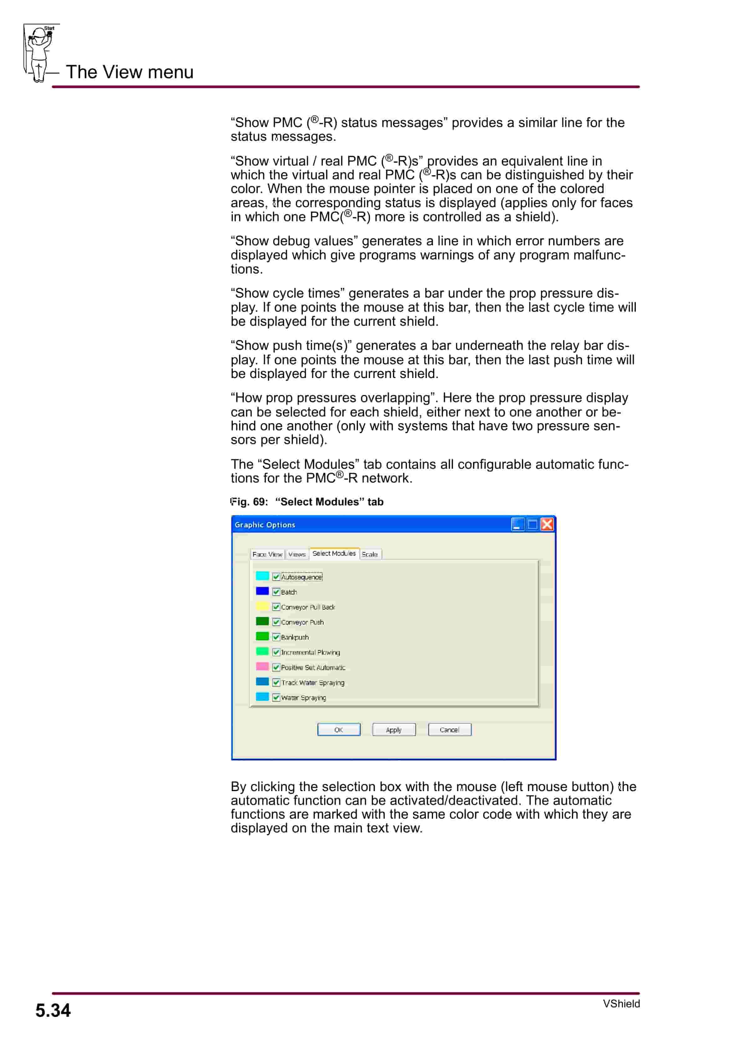 Bucyrus PMC System VDrive Central Control Visualization Ver 10.62 Operating Manual 1999 001 013 BA 00-4