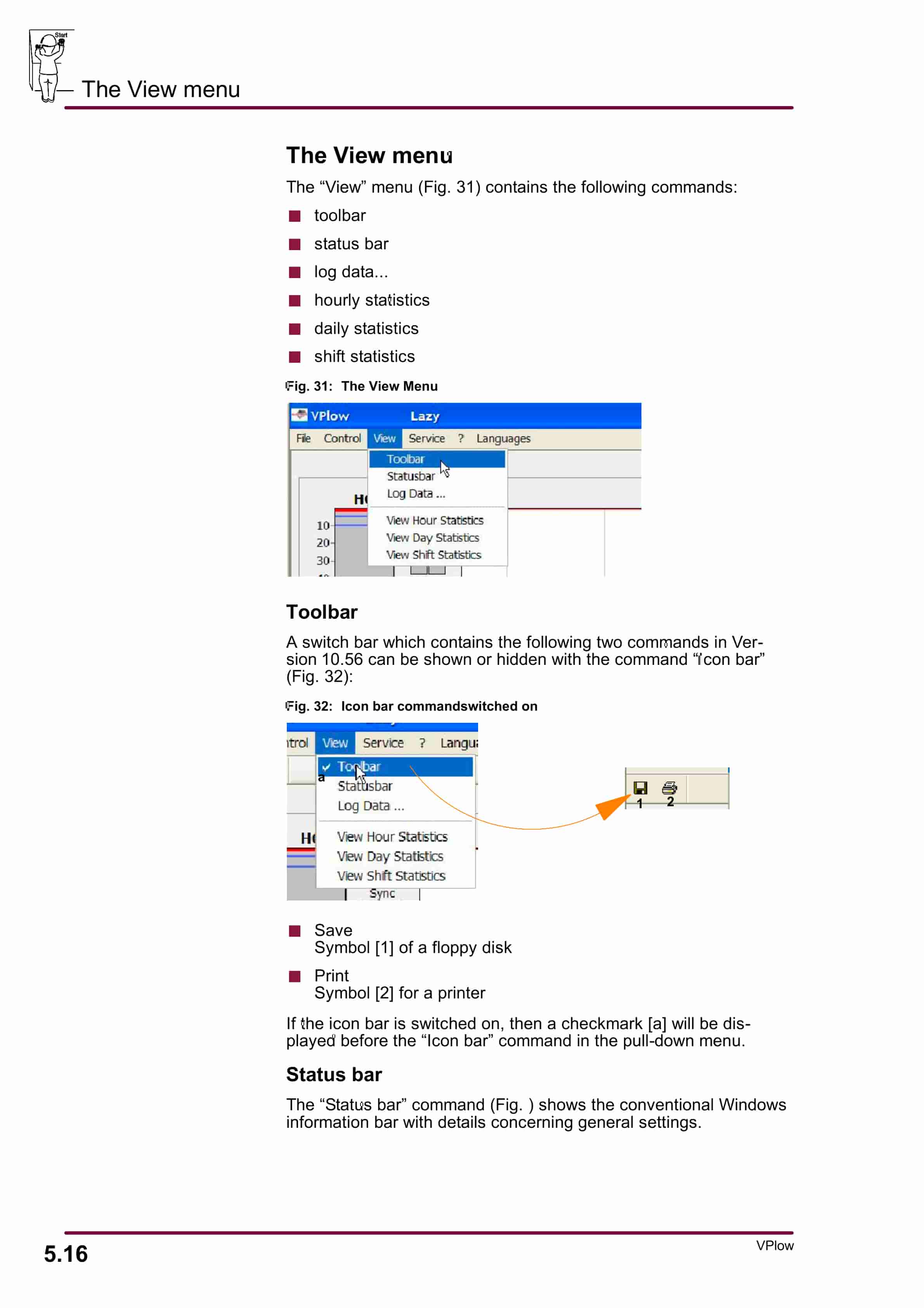 Bucyrus PMC-System Vplow Central Control Facevisualisation For Plow PMC-D Ver 10.81 Operating Manual 1999 001 014 BA 00-3