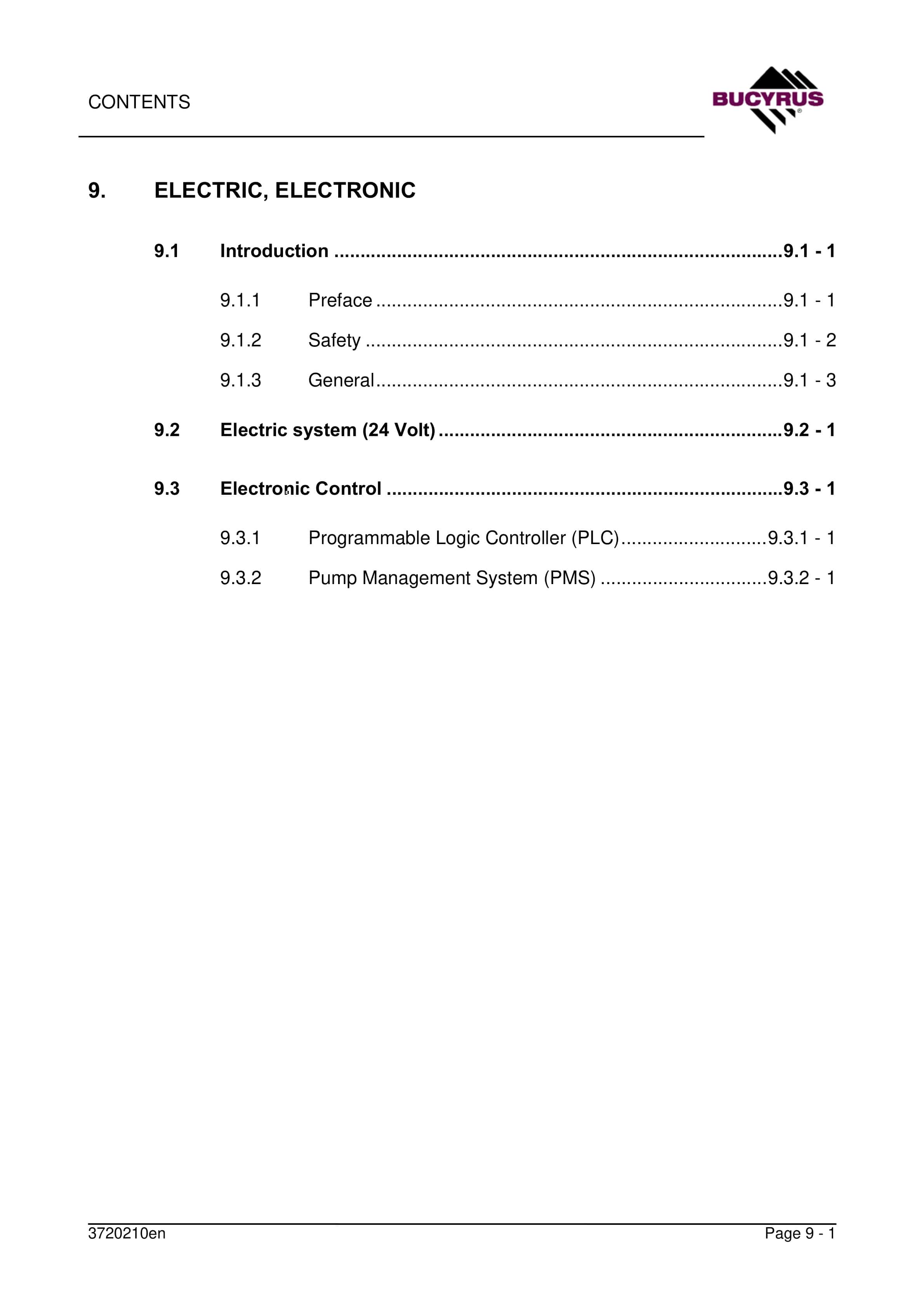 Bucyrus RH 170-B Electric Drive Technical Handbook 170095-4