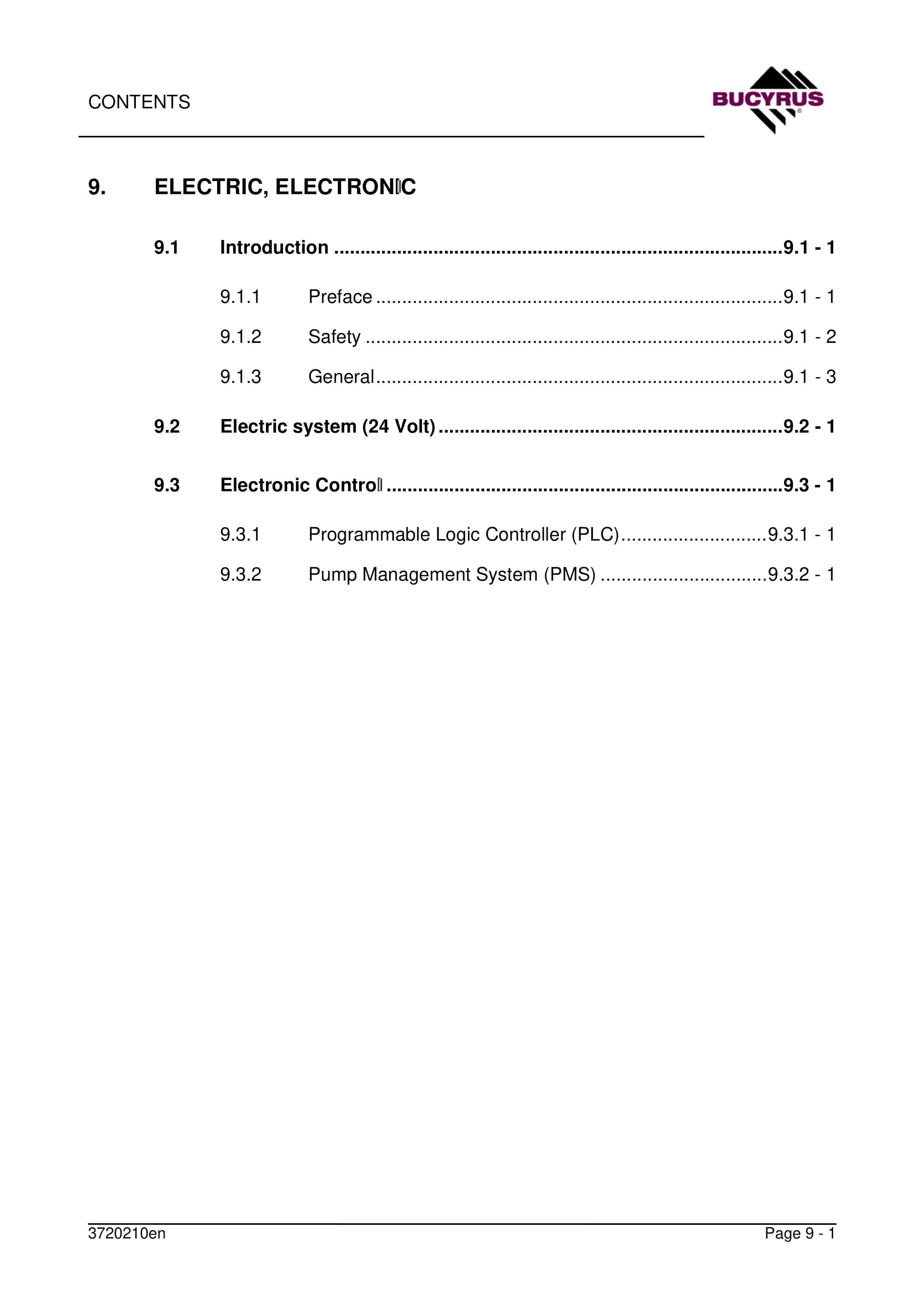 Bucyrus RH 170 Technical Handbook 170066-4