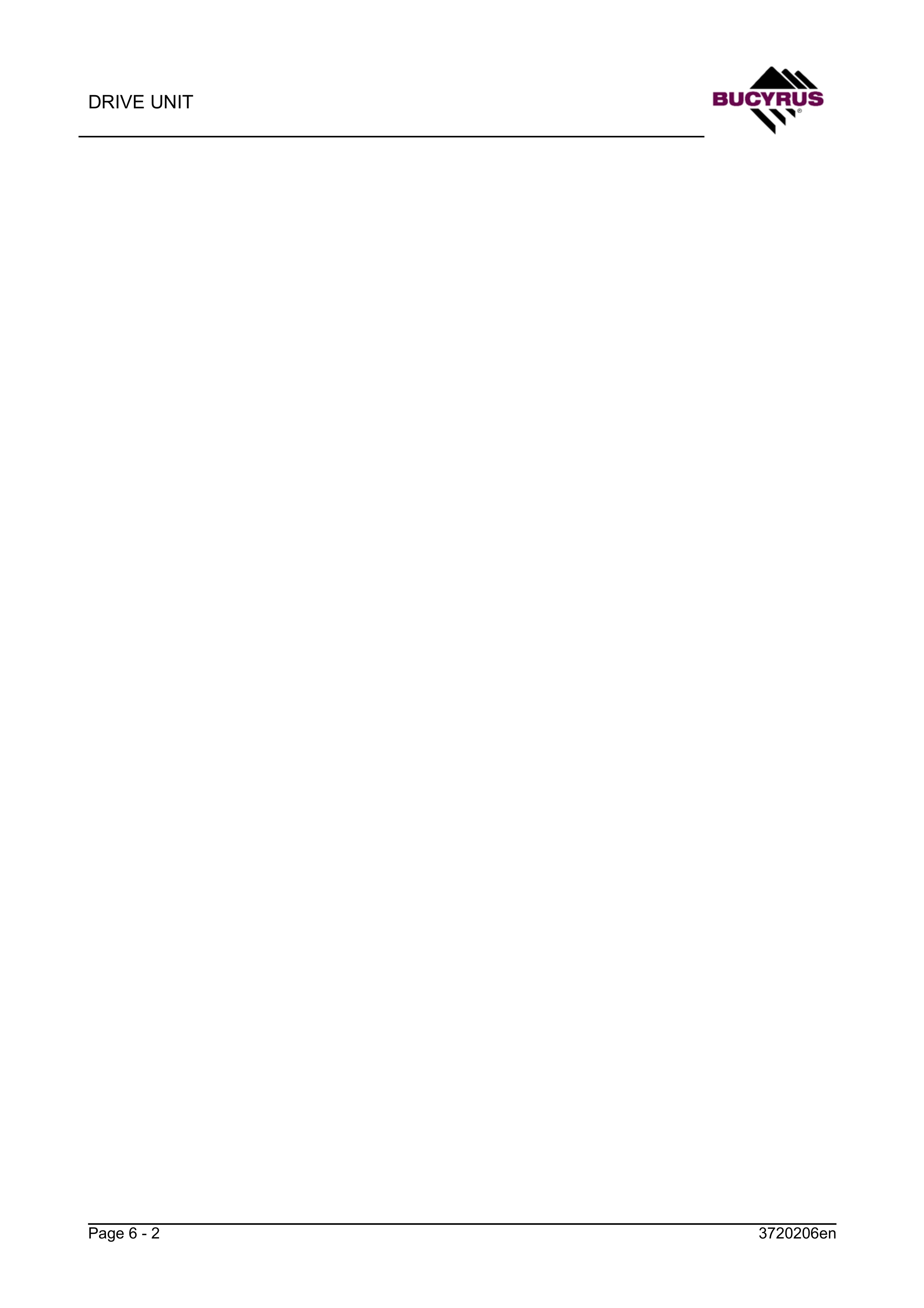 Bucyrus RH 340-B Technical Handbook 340099-2