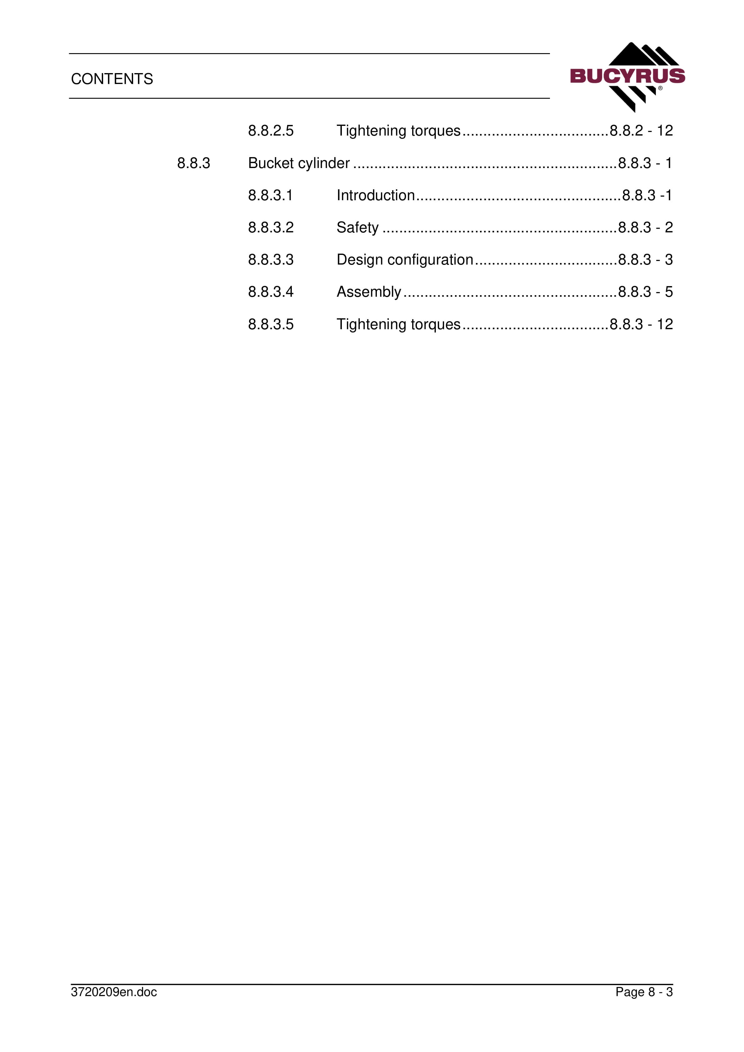 Bucyrus RH 90C Technical Handbook 90093-3