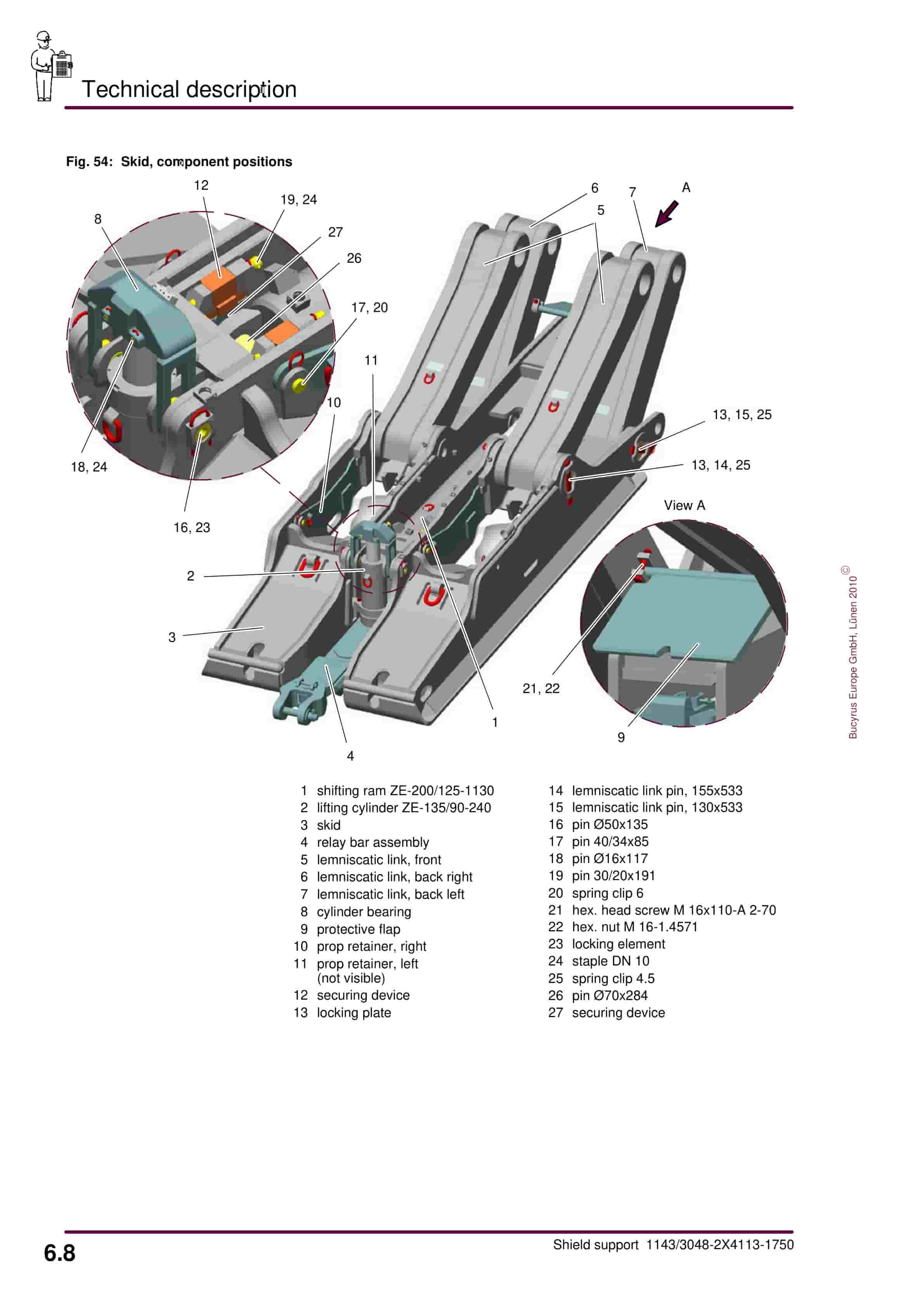Bucyrus Shield 1143-3048-2 4113-1750 Operating Manual 7420 205 000 BA 00-4
