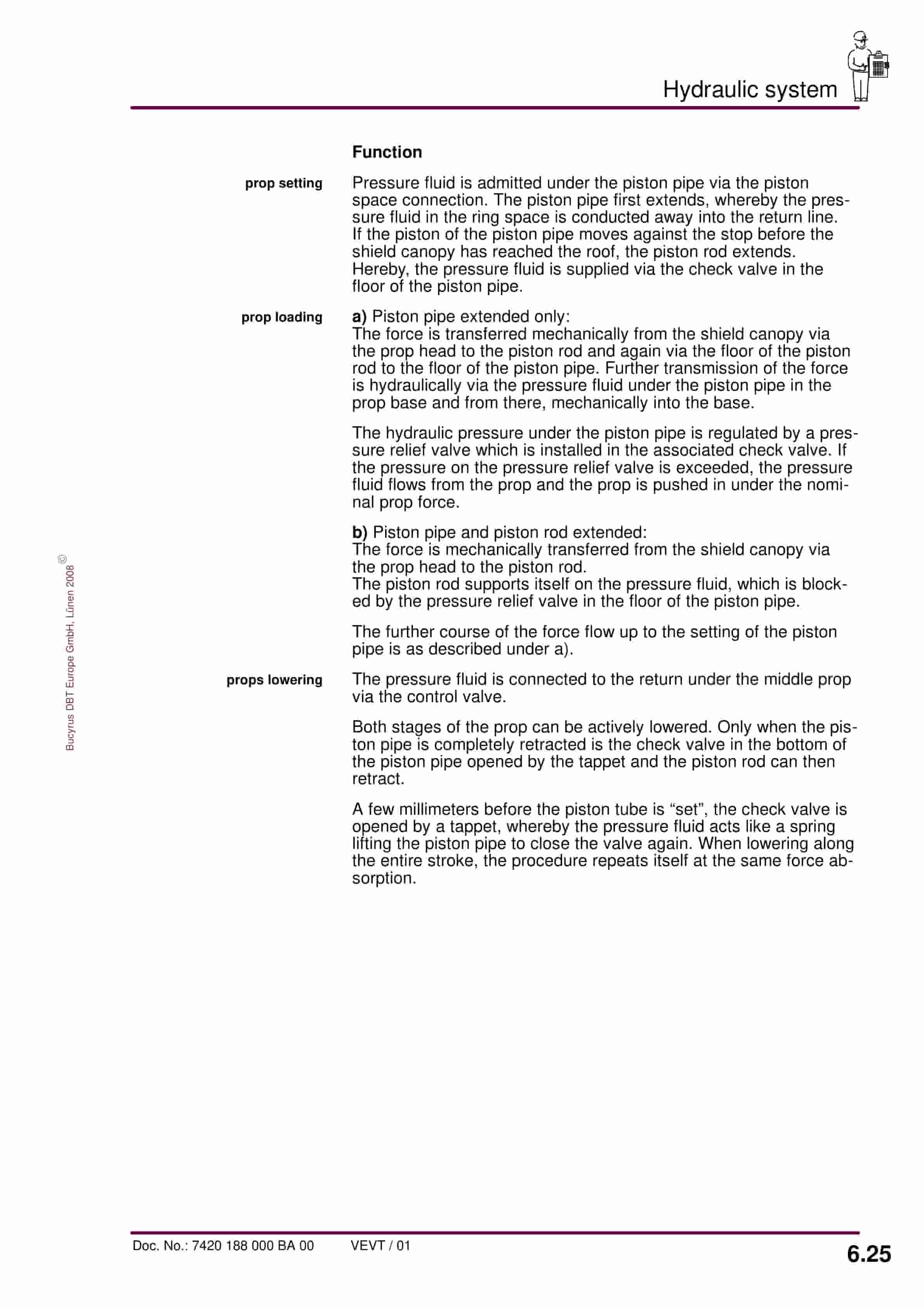 Bucyrus Shield 1920-4420-2-2 5655-1414-1825 Operating Manual 7420 188 000 BA 00-5