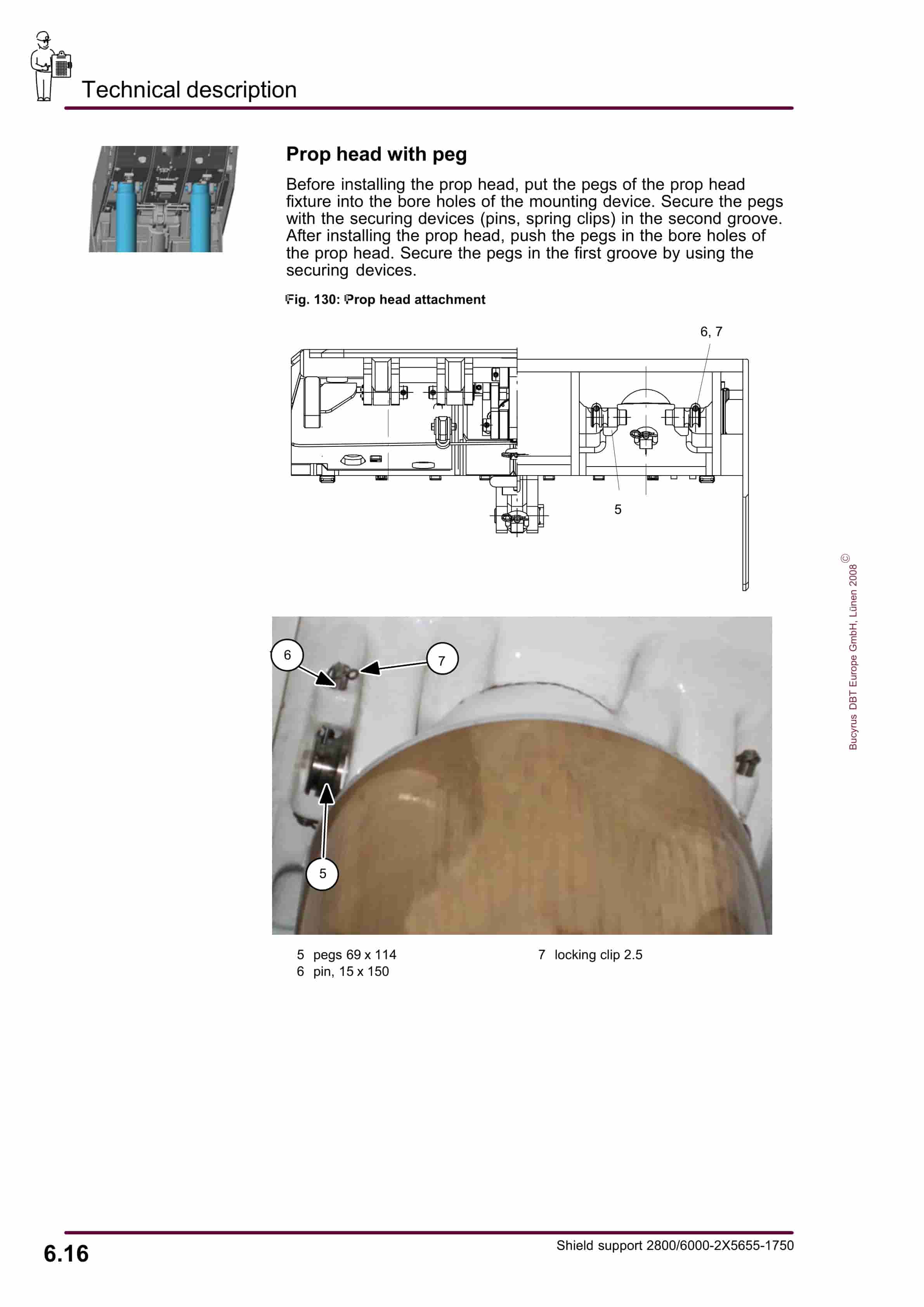 Bucyrus Shield 2800-6000-2 5655-1750 Operating Manual 7420 196 000 BA 00-4