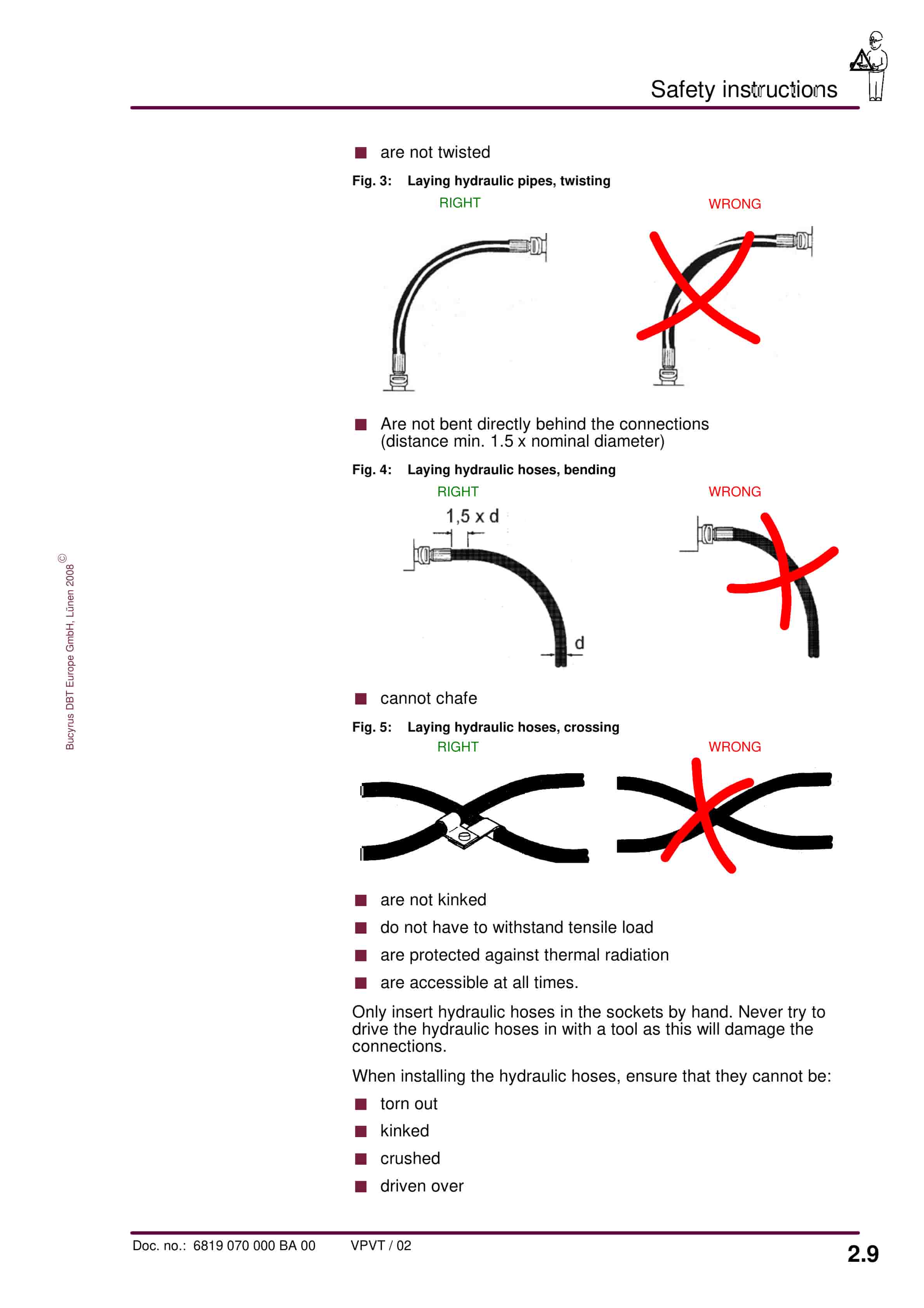 Bucyrus Testing Device For Hydraulic Props And Vents Operating Manual 6819 070 000 BA 00-2