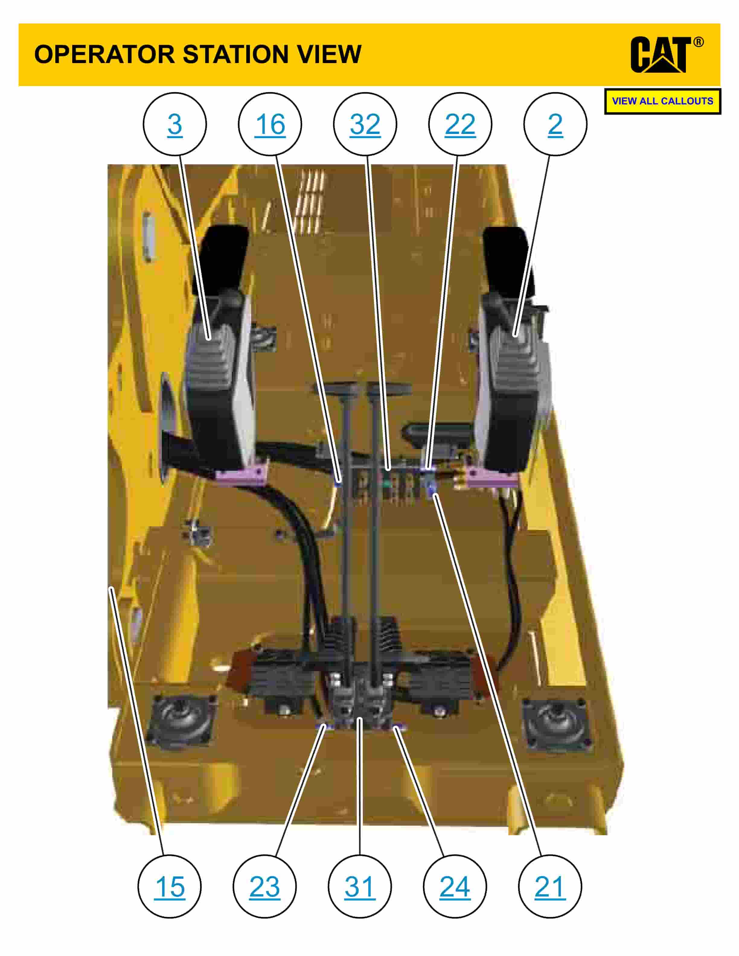 Caterpillar 336E Excavator Hydraulic System Schematic UENR3167-3