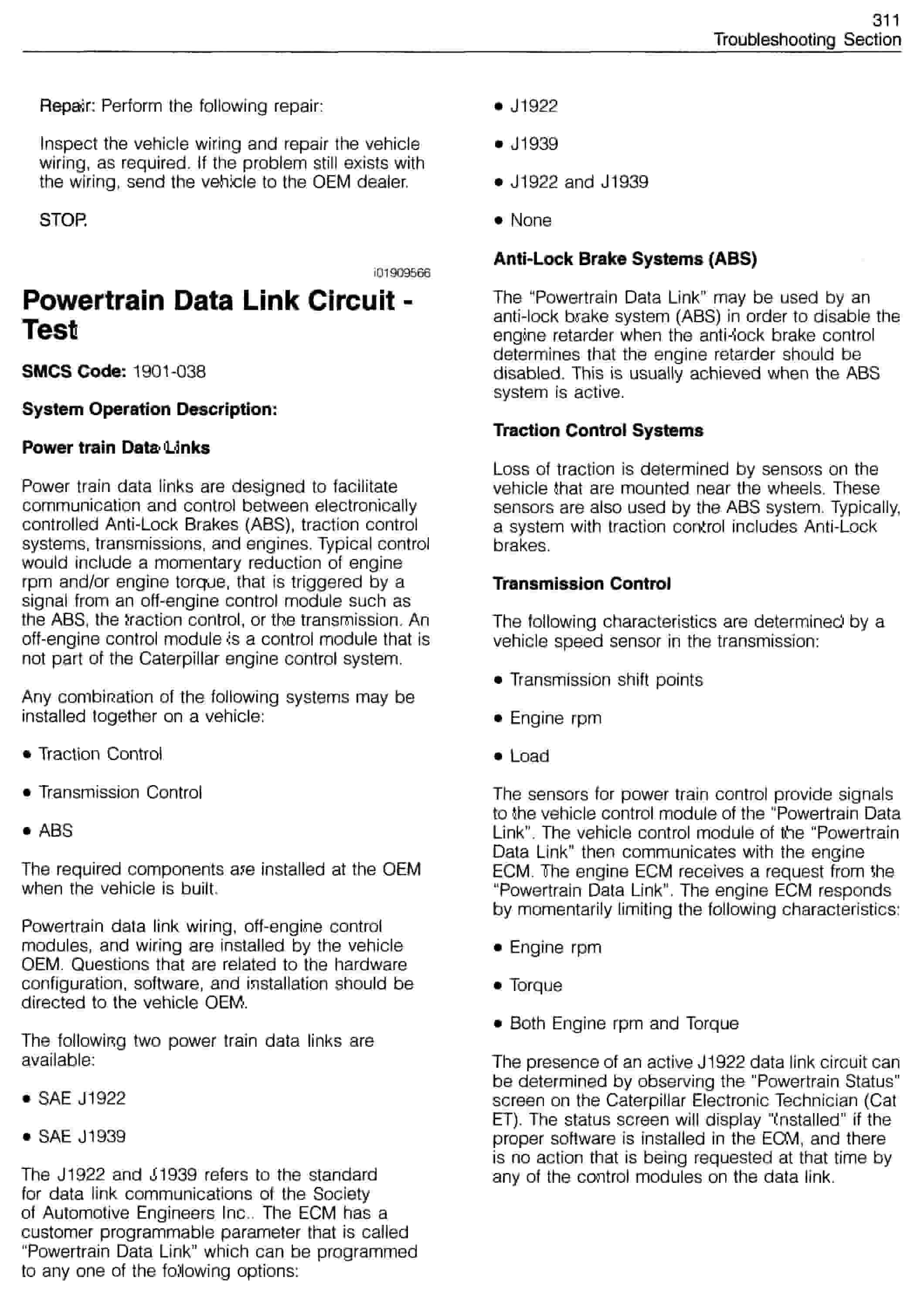 Caterpillar 3406E, C-10, C-12, C-15, C-16, C-18 Truck Engine Troubleshooting 4 Caterpillar 3406E, C-10, C-12, C-15, C-16, C-18 Truck Engine Troubleshooting-4