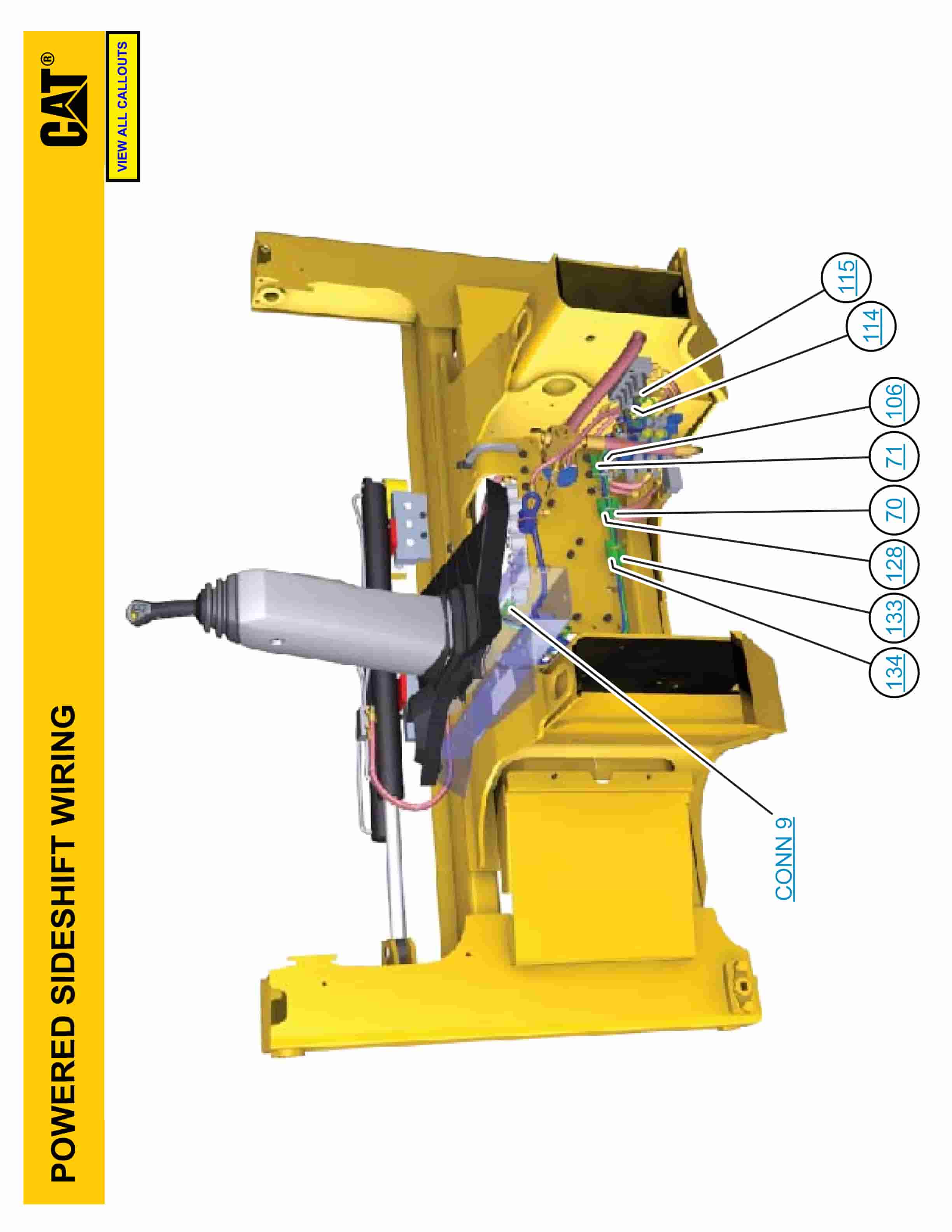 Caterpillar 432F, 444F Backhoe Loader Electrical System Schematic UENR2320-4