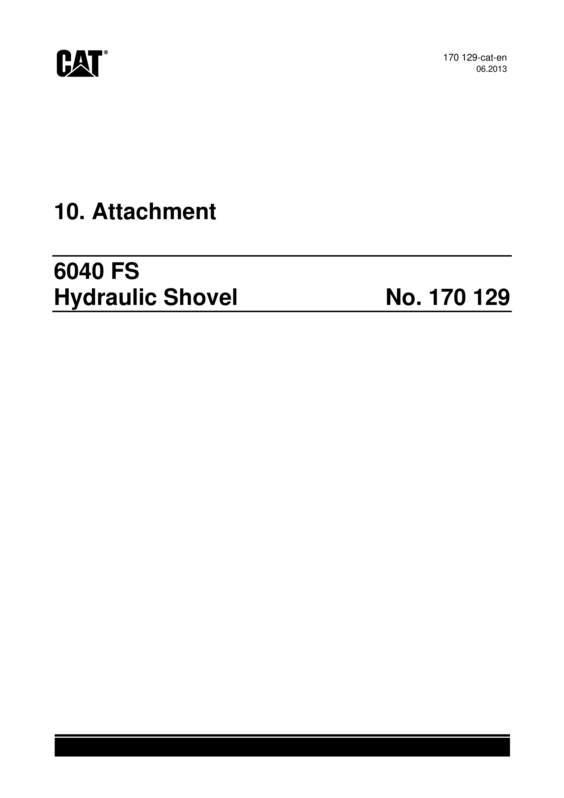 Caterpillar 6040 FS Hydraulic Shovel Service Manual 170129-4
