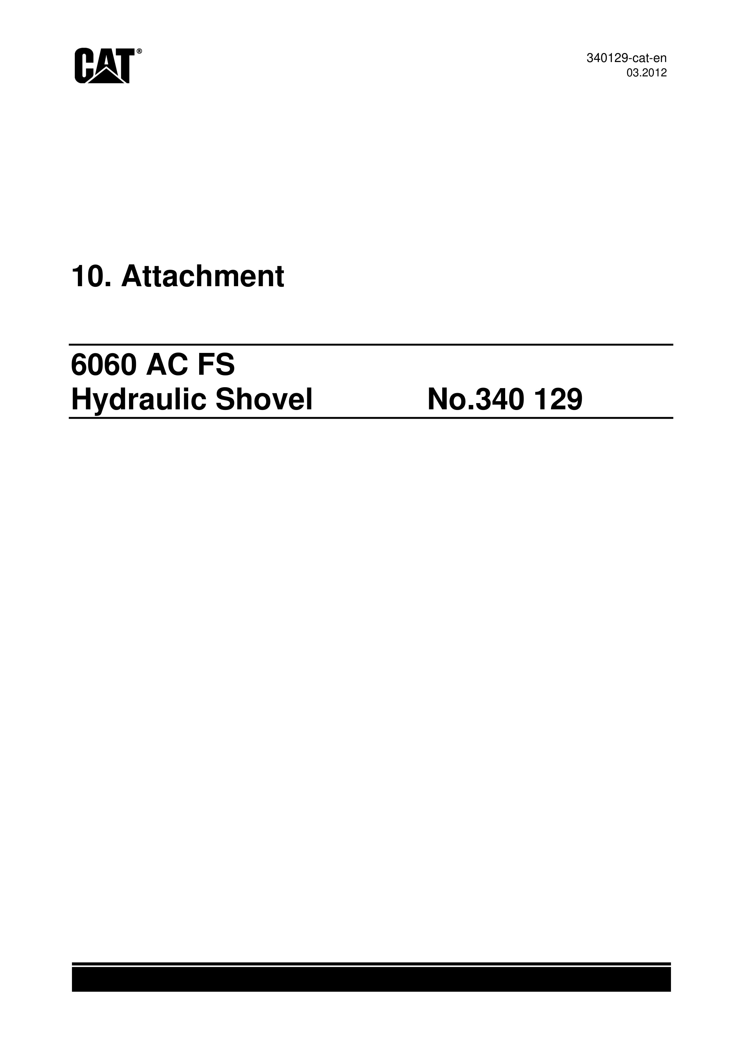 Caterpillar 6060 AC FS Hydraulic Shovel Service Manual 340129-4