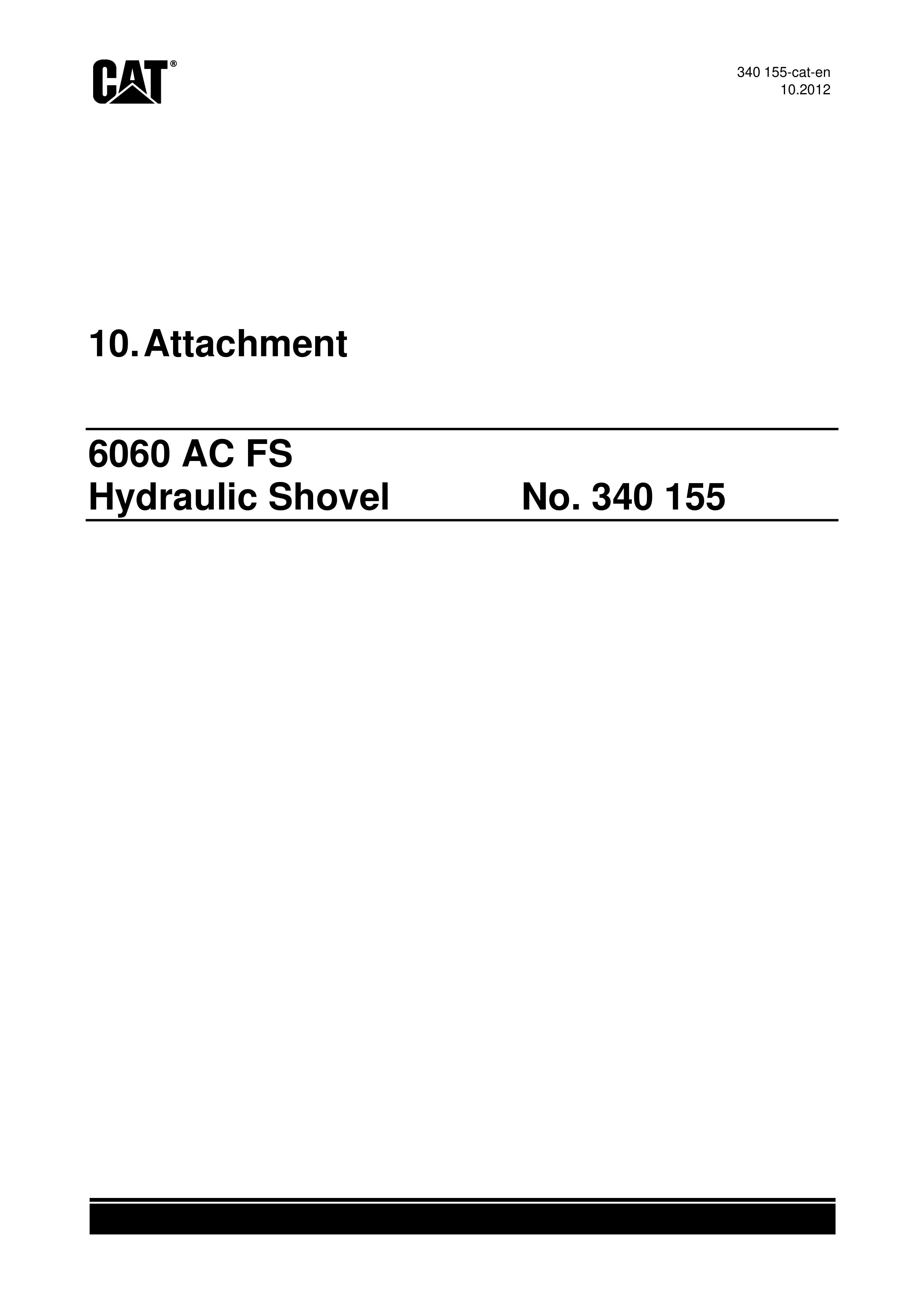 Caterpillar 6060 AC FS Hydraulic Shovel Service Manual 340155-4
