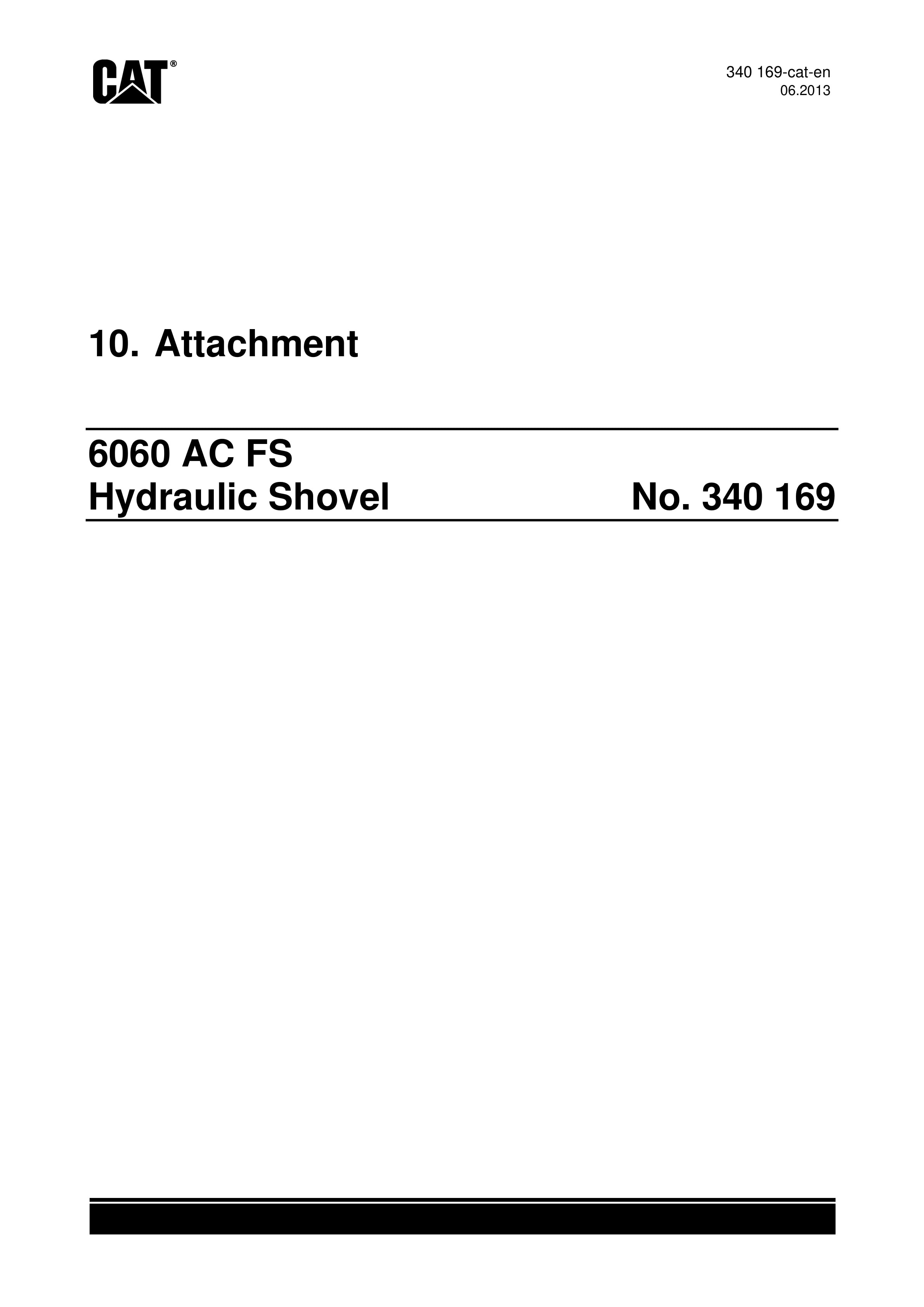 Caterpillar 6060 AC FS Hydraulic Shovel Service Manual 340169-4