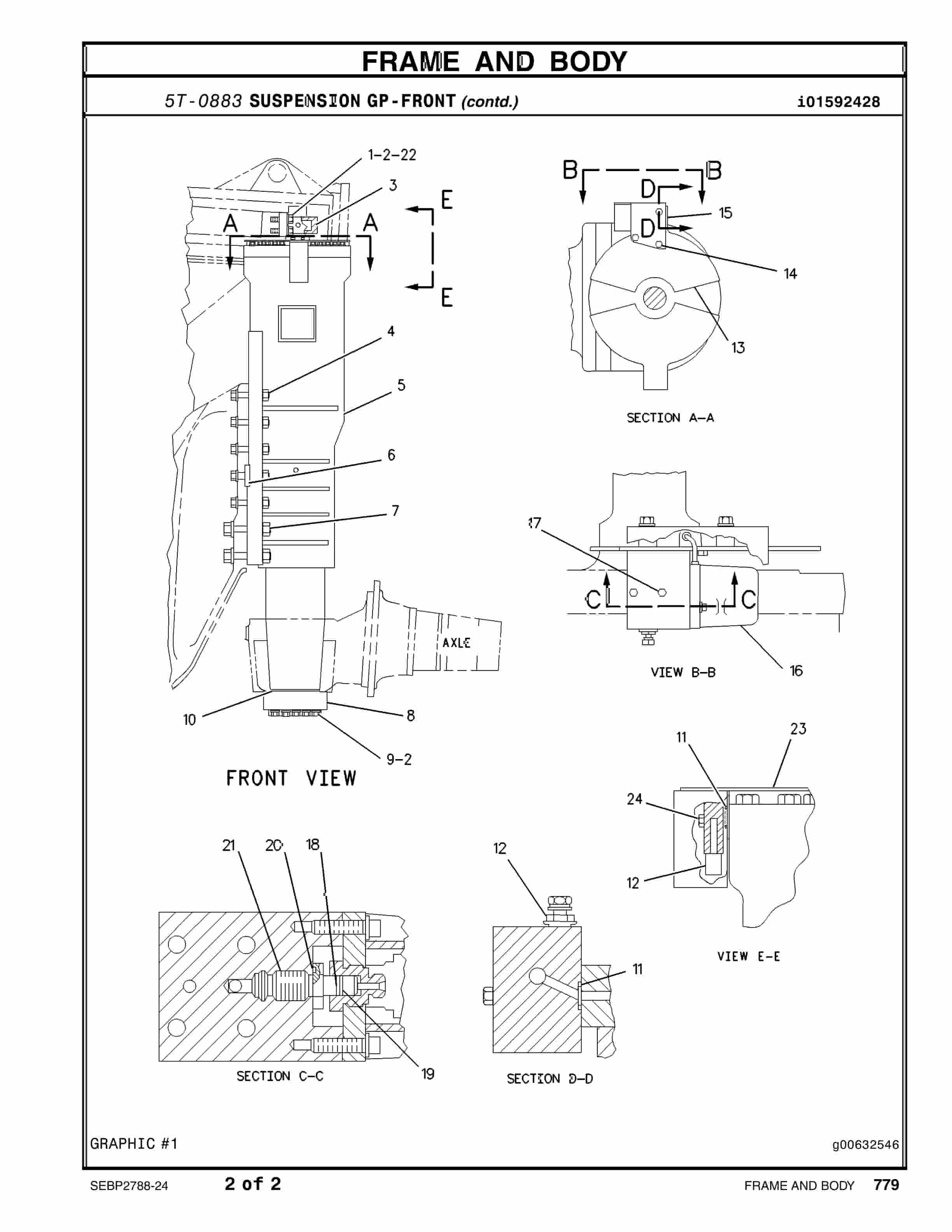 Caterpillar 785C Off-Highway Truck Parts Manual SEBP2788-24 3 Caterpillar 785C Off-Highway Truck Parts Manual SEBP2788-24 - Image 3