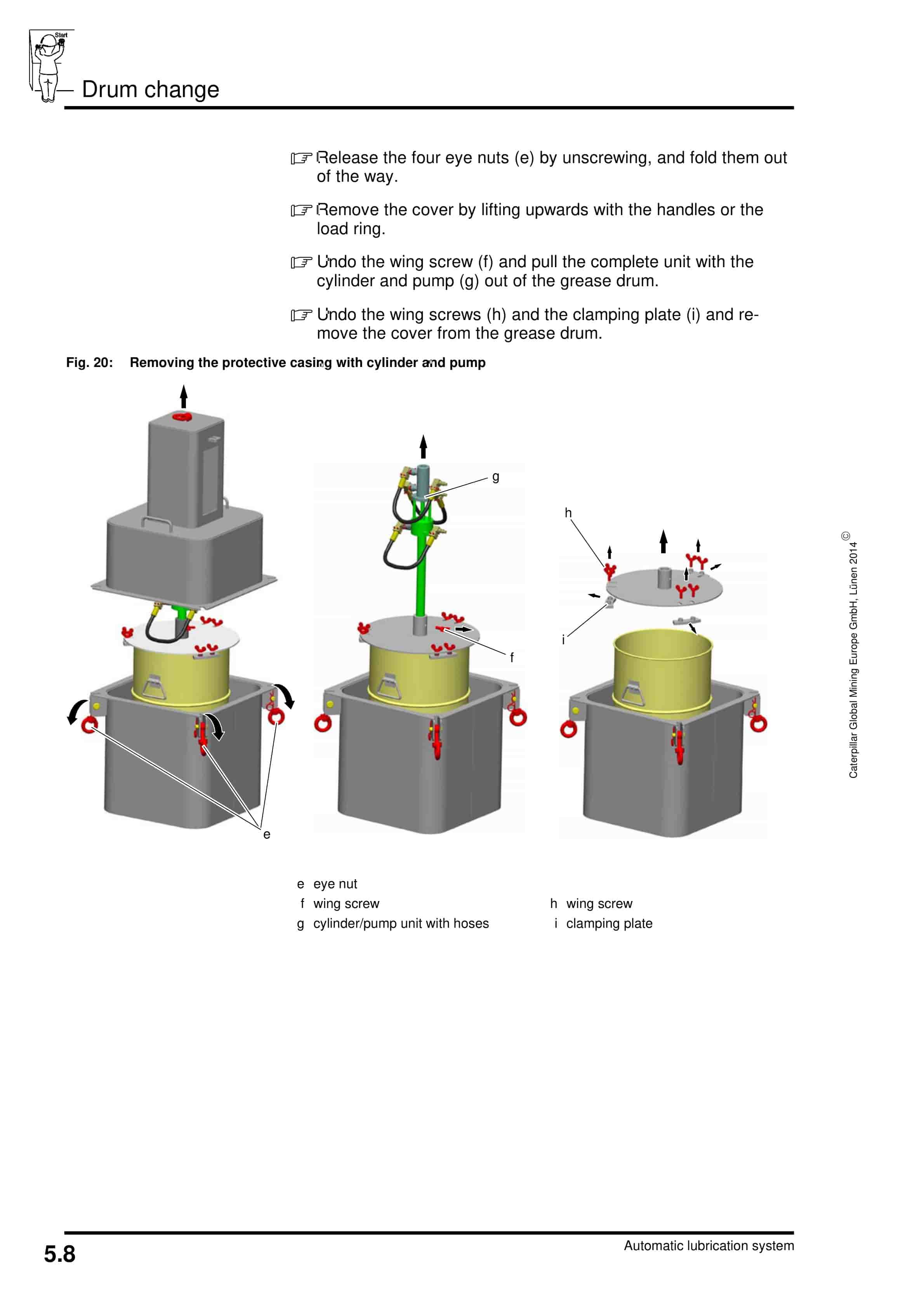 Caterpillar Automatic Lubrication System Operating Manual 5350 009 000 BA 00-3
