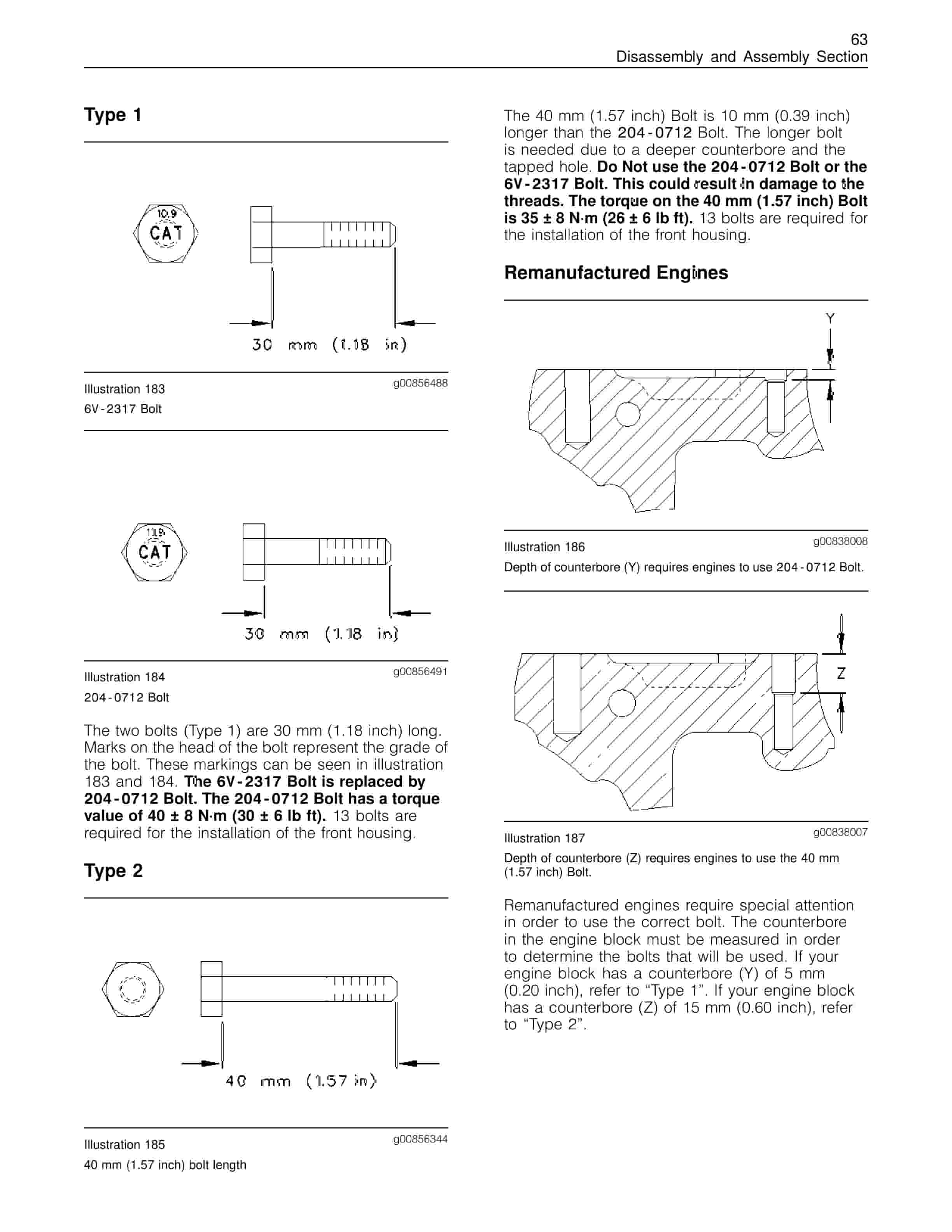 Caterpillar C-10, C-12 Truck Engines Disassembly And Assembly Manual RENR1318-05-2