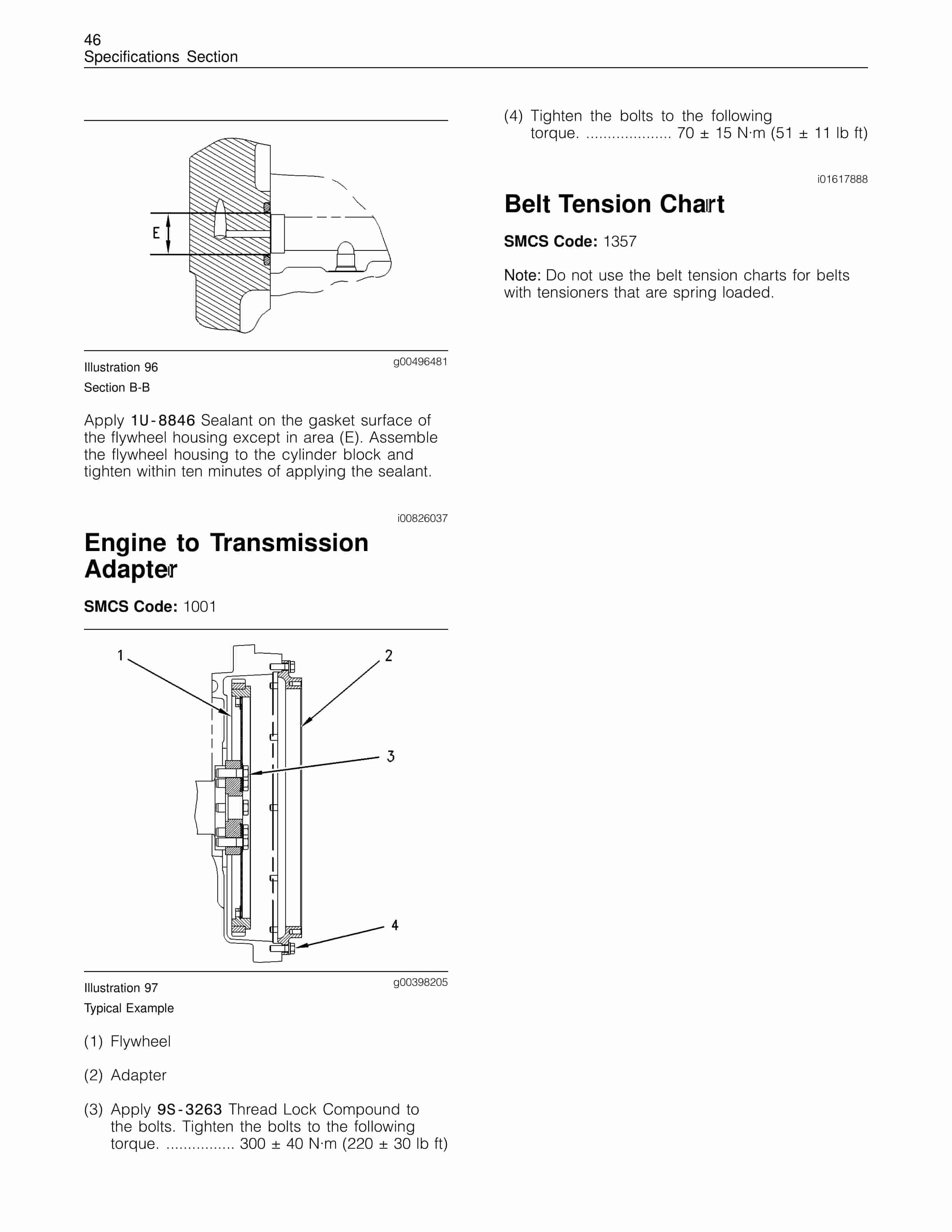 Caterpillar C-10, C-12 Truck Engines Specifications RENR1322-05-4