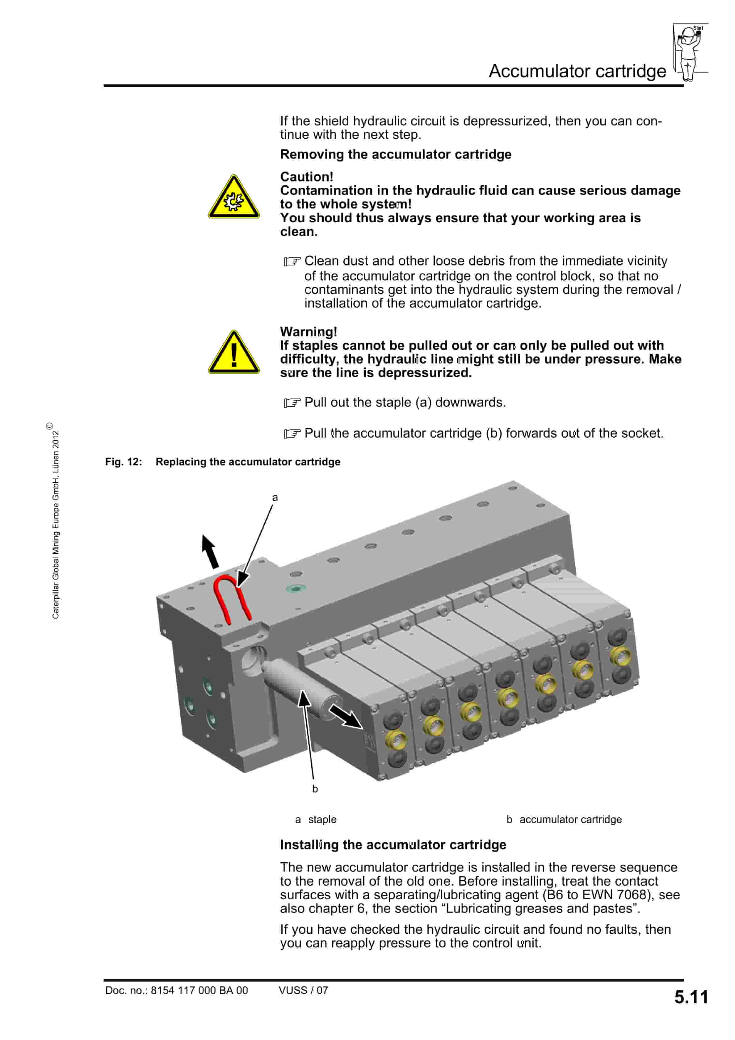 Caterpillar Electrohydraulic Control Unit, 14 Functions Operating Manual 8154 117 000 BA 00-3