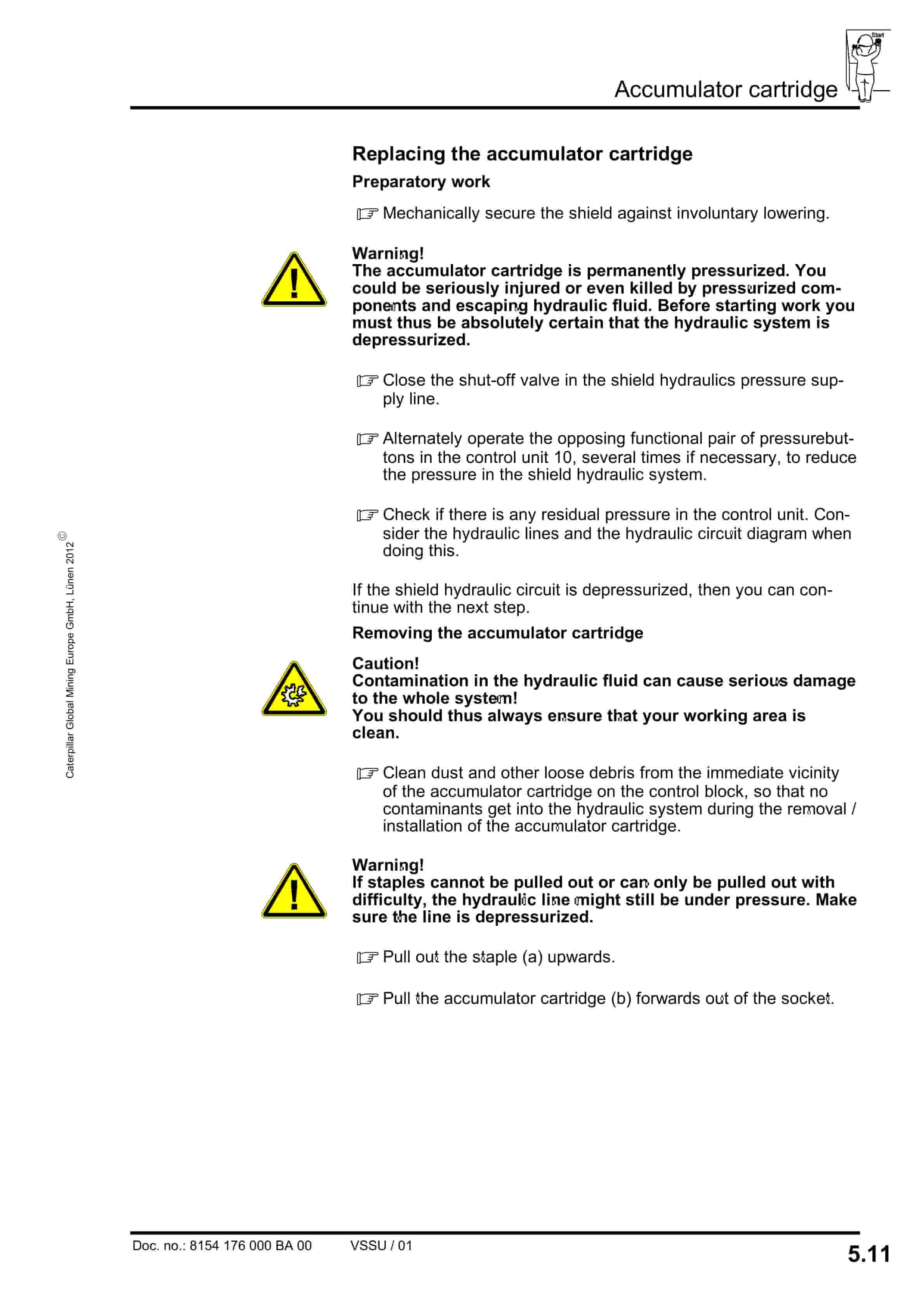 Caterpillar Electrohydraulic Control Unit, 8 Functions Operating Manual 8154 176 000 BA 00-3