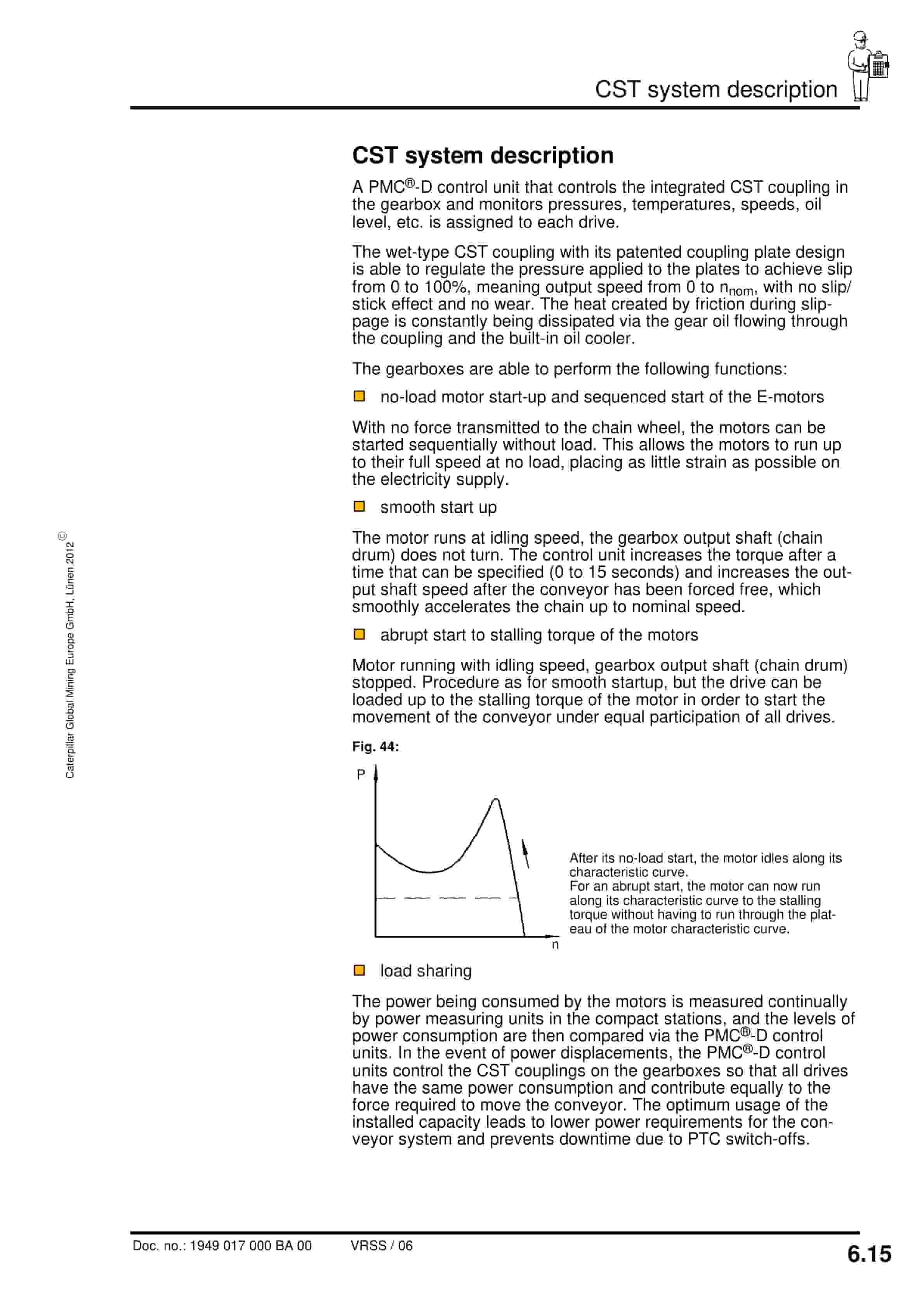 Caterpillar Gearbox KP-45 CST Operating Manual 1949 017 000 BA 00-5