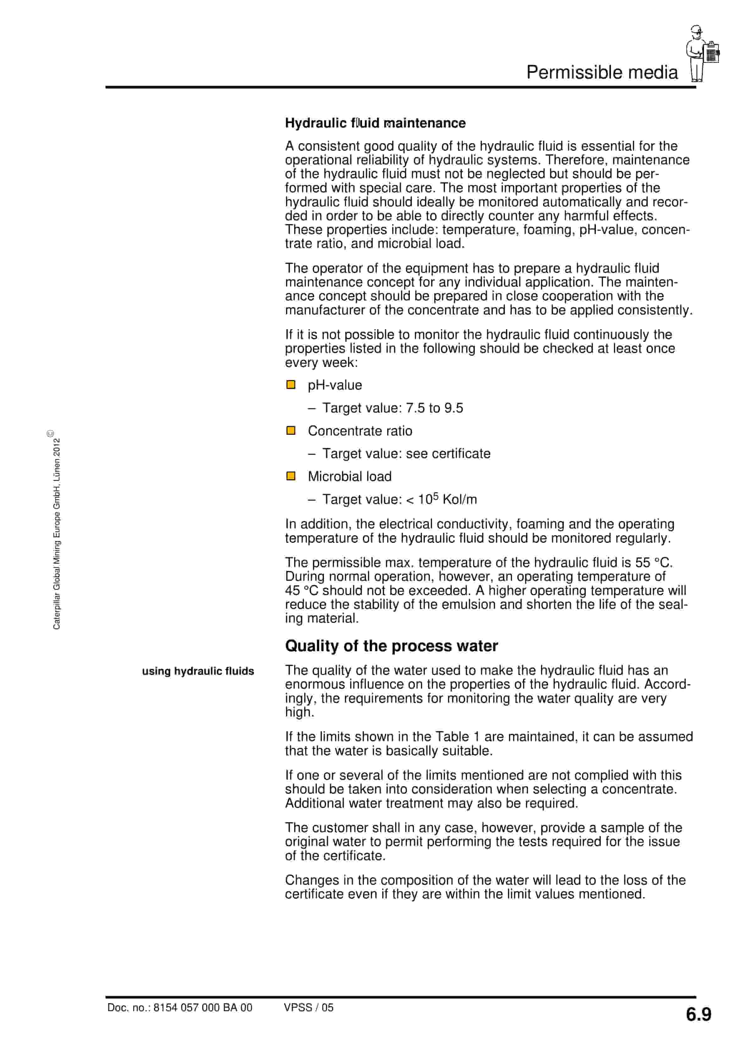 Caterpillar Hydraulic Control Unit, 2 Functions Operating Manual 8154 057 000 BA 00-5