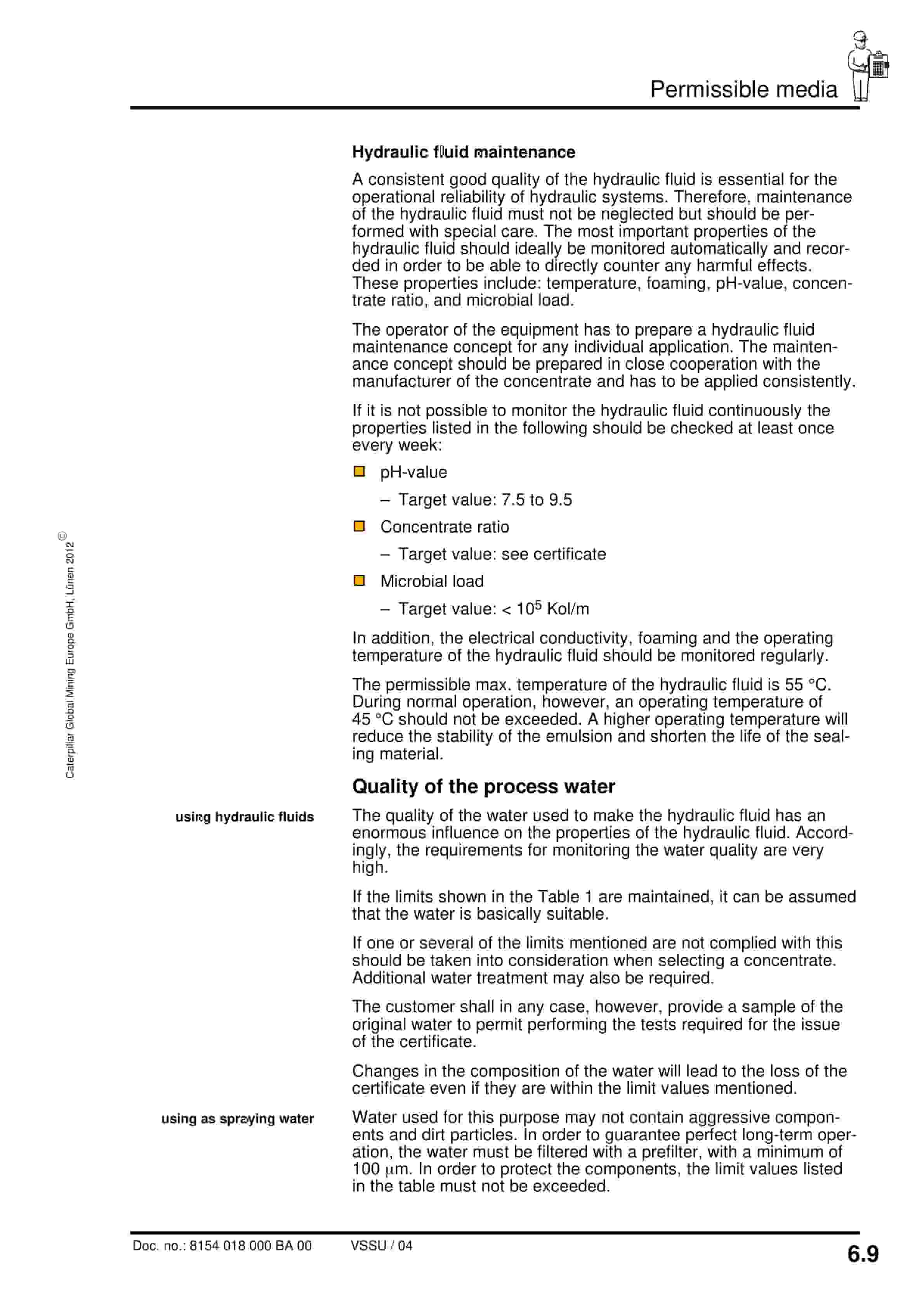 Caterpillar Hydraulic Control Unit, 4 Functions Operating Manual 8154 018 000 BA 00-5