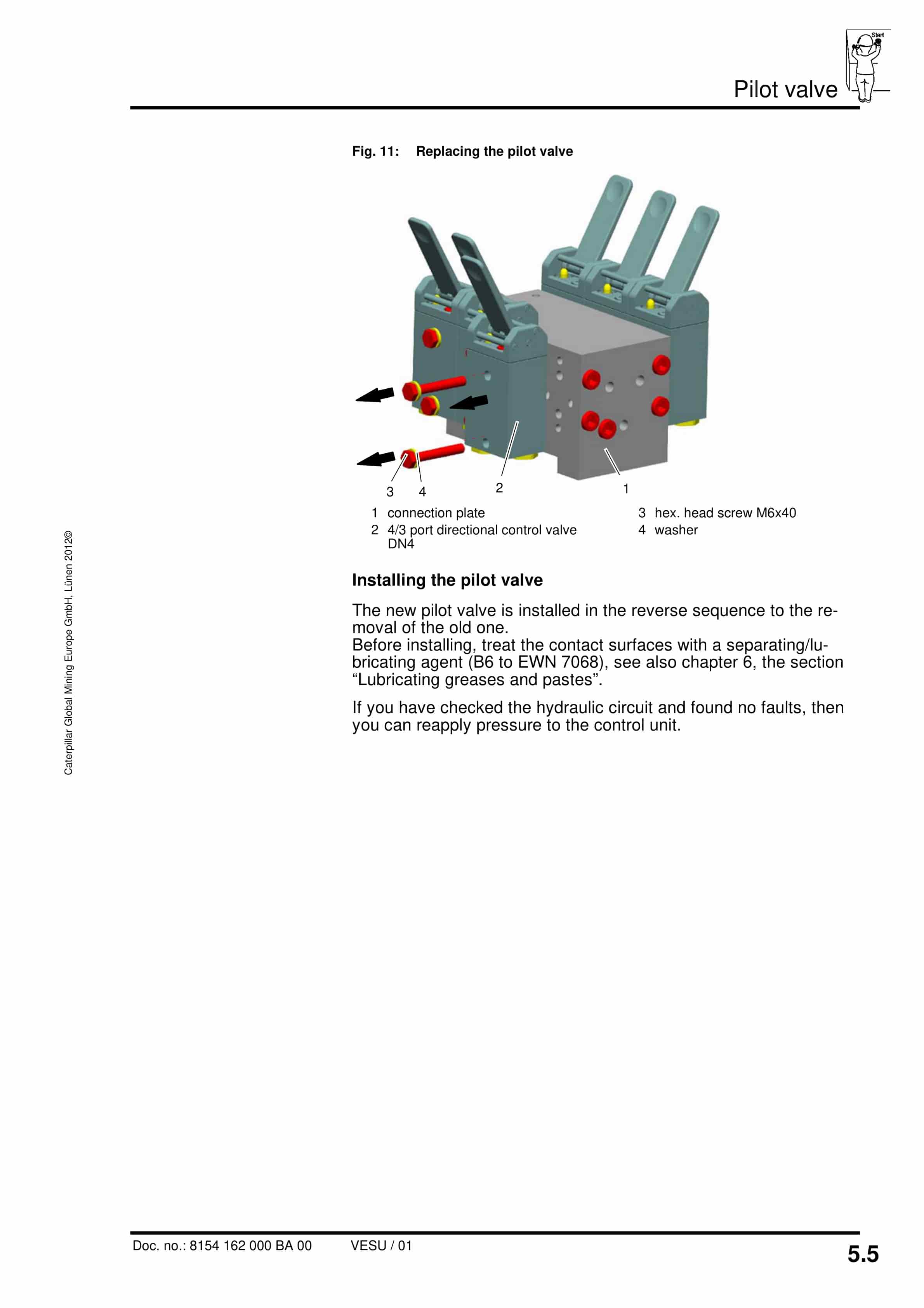 Caterpillar Multimatik Controller, 12 Functions Operating Manual 8154 162 000 BA 00-3