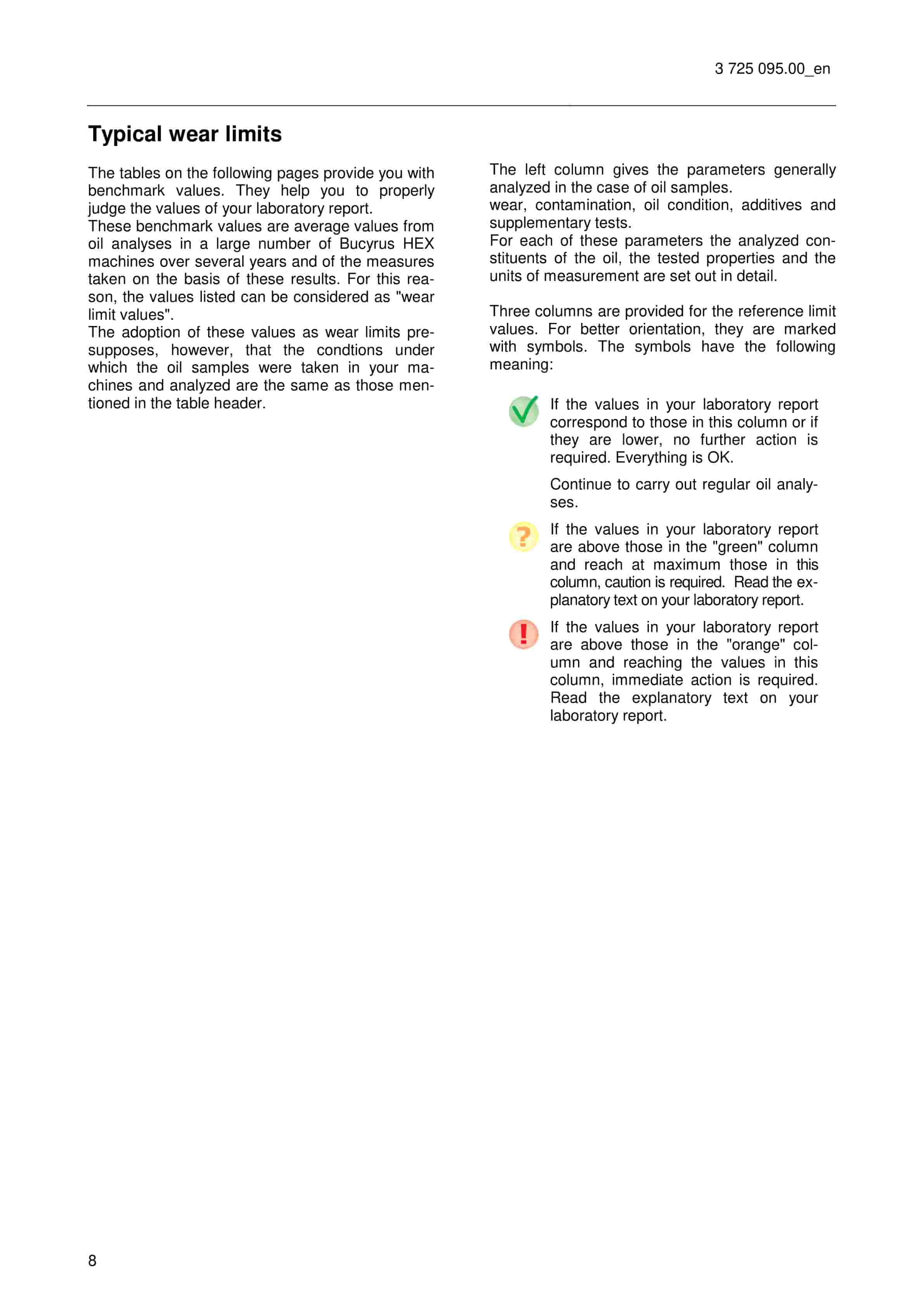 Caterpillar Oil Samples And Oil Analysis Service Manual 3725095-2