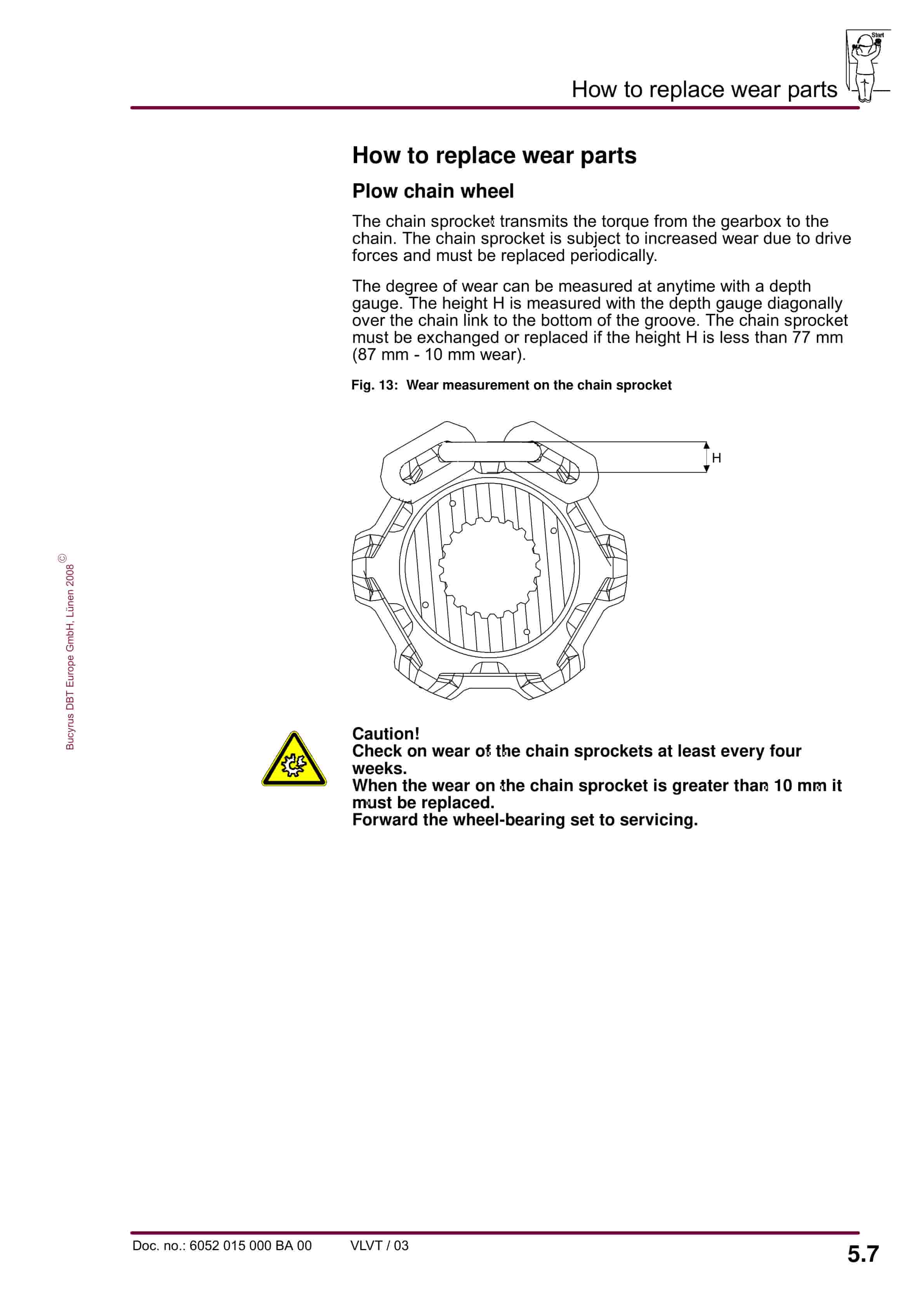 Caterpillar Plow Drive Unit HK 30-3 Operating Manual 6052 015 000 BA 00-3