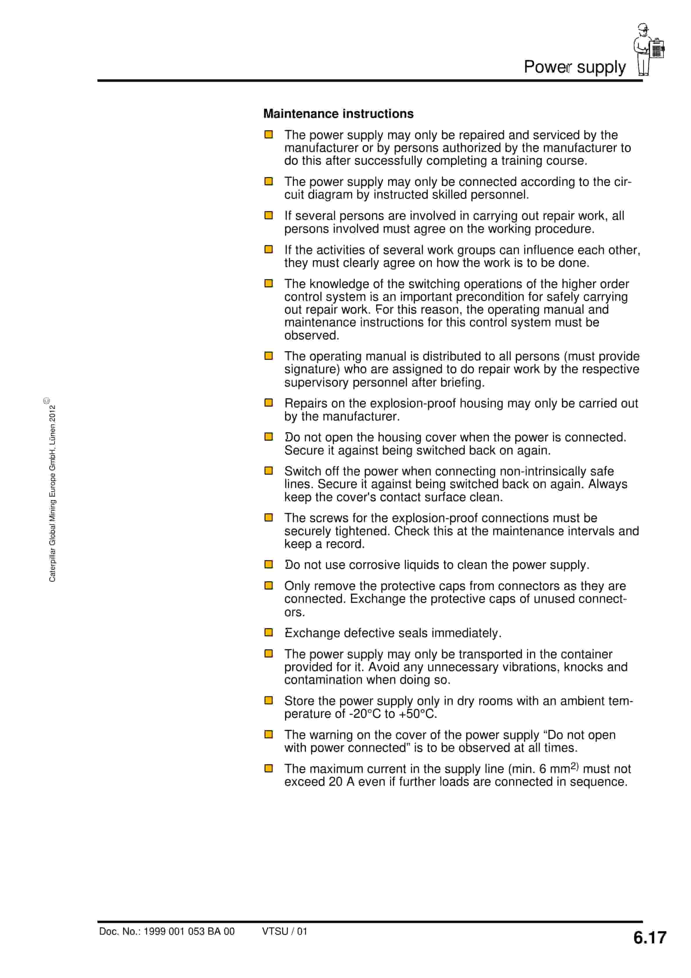 Caterpillar PMC-R Chain Tensioner With Hydraulic Tensioning Device Operating Manual 1999 001 053 BA 00 5 Caterpillar PMC-R Chain Tensioner With Hydraulic Tensioning Device Operating Manual 1999 001 053 BA 00-5