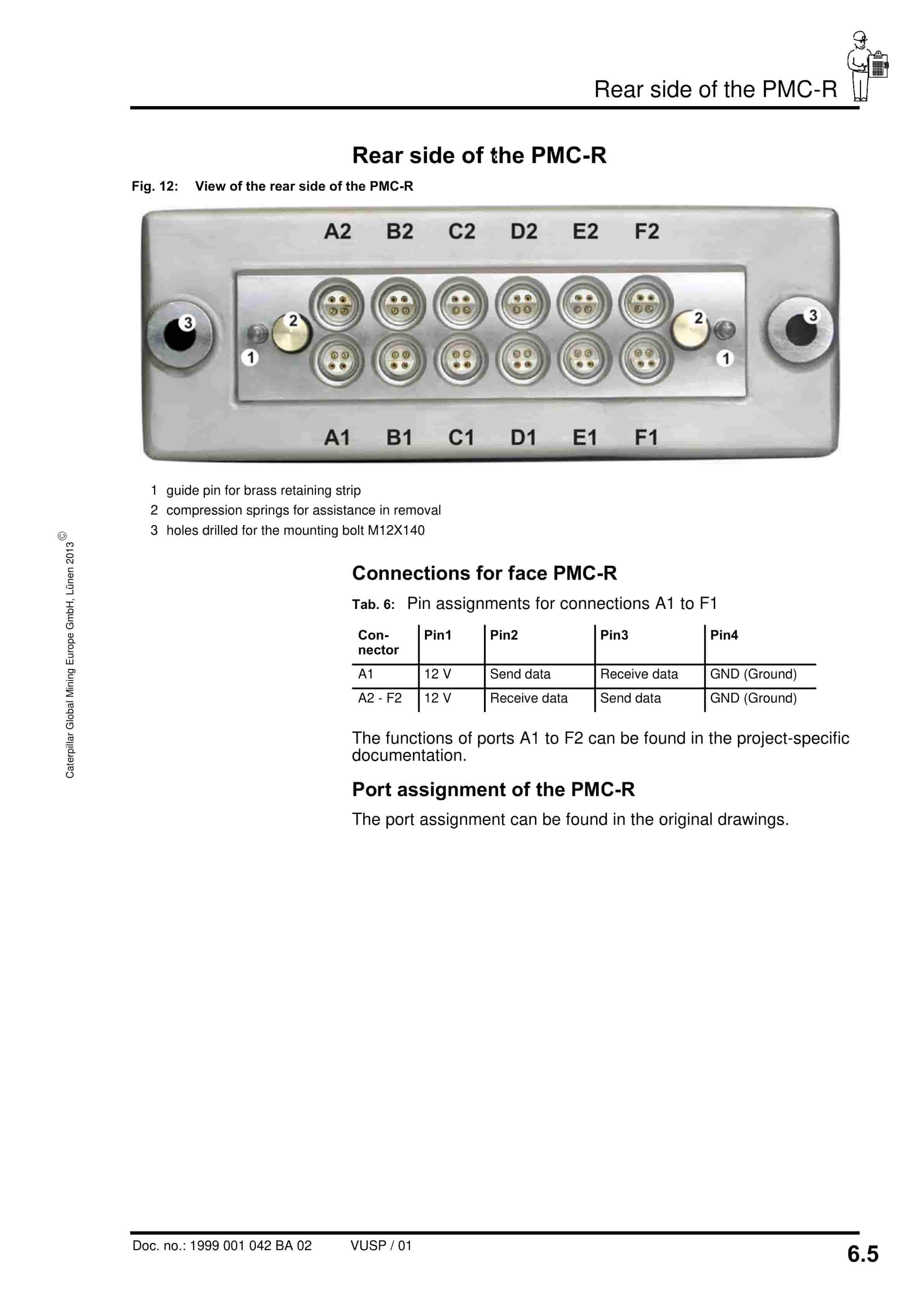 Caterpillar PMC-R Control For Bootend Operating Manual 1999 001 042 BA 02-3