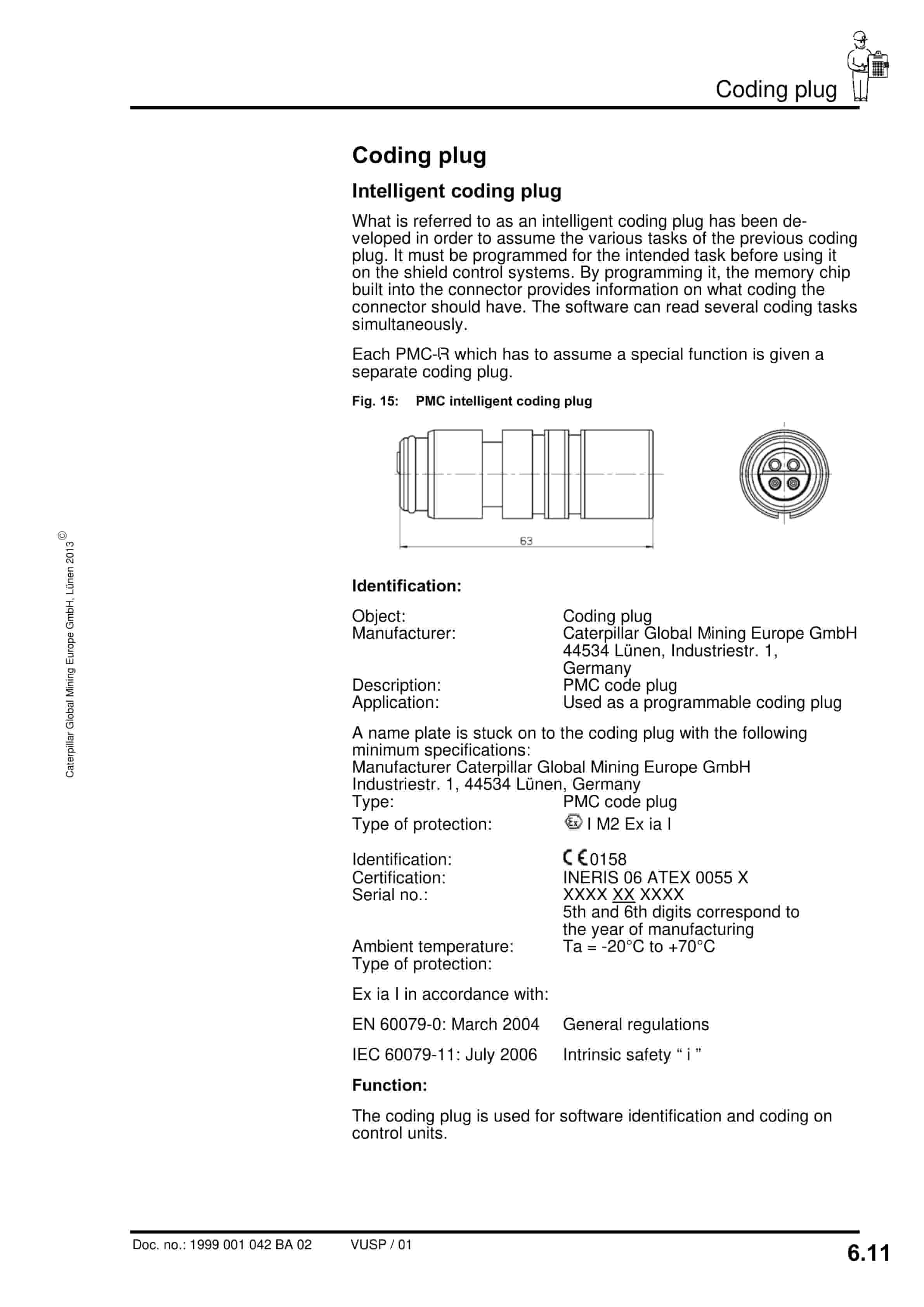 Caterpillar PMC-R Control For Bootend Operating Manual 1999 001 042 BA 02-4
