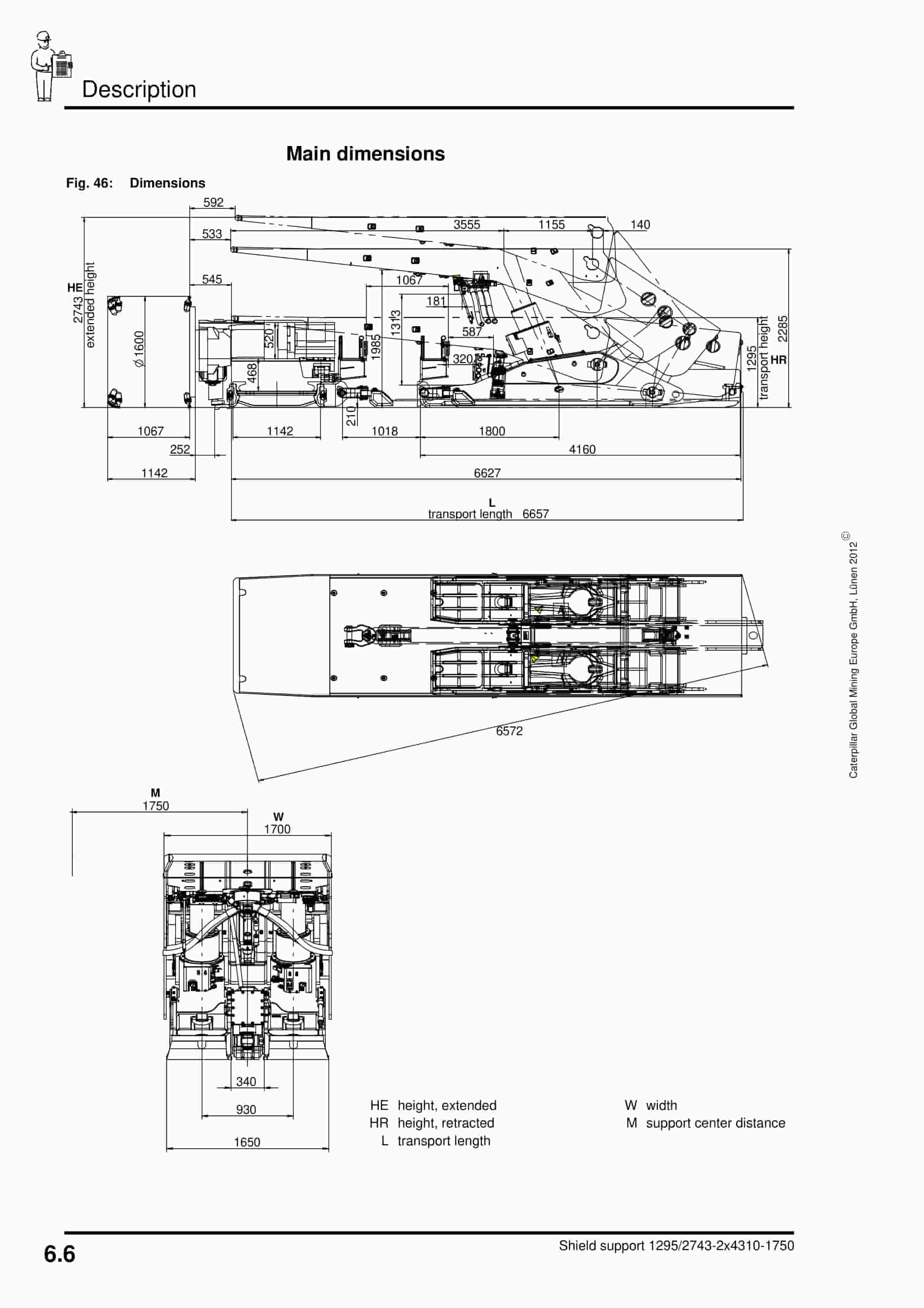 Caterpillar Shield 1295-2743-2 4310-1750 Operating Manual 7420 247 000 BA 00-4