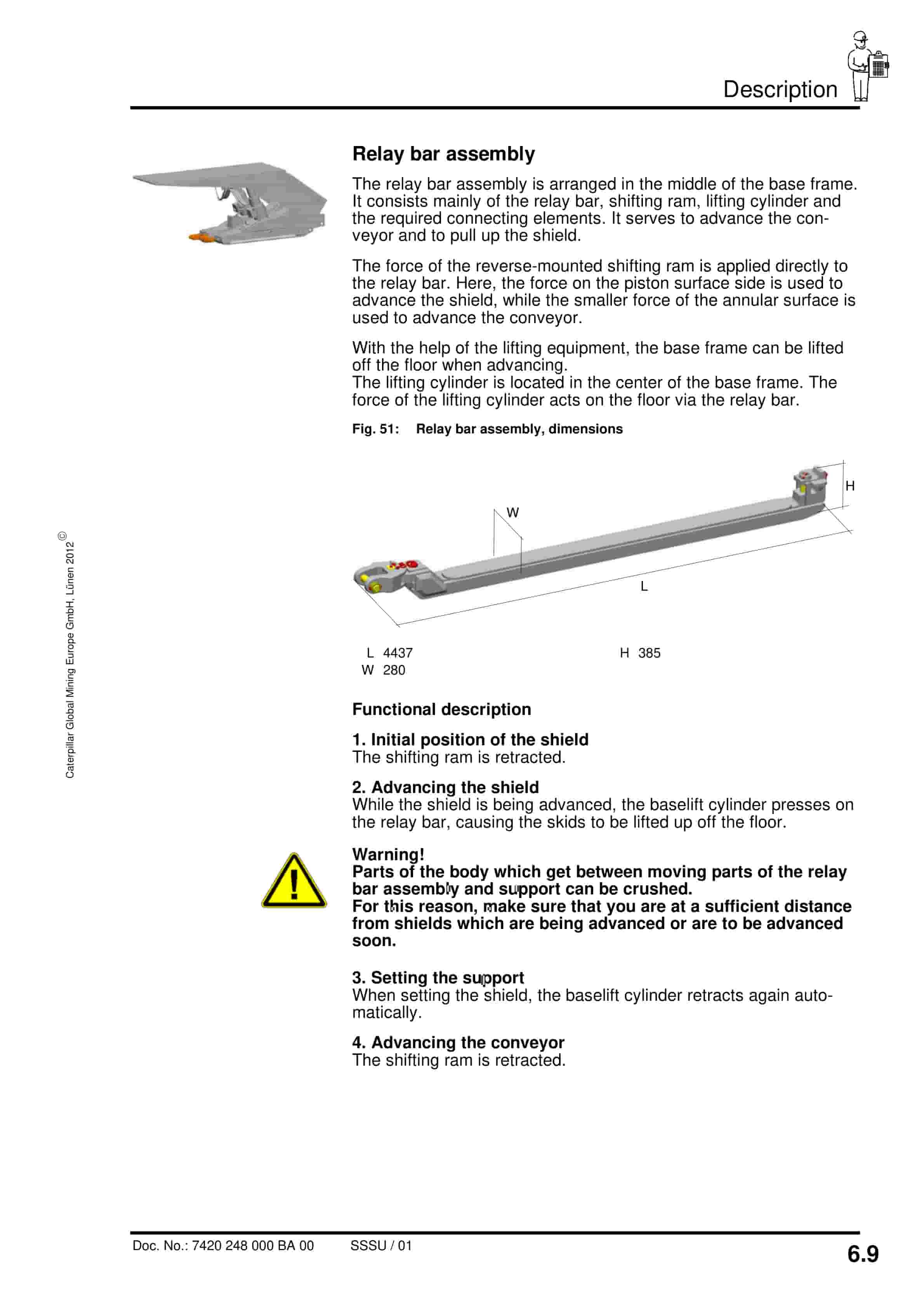 Caterpillar Shield 1295-3048-2 4083-1750 Operating Manual 7420 248 000 BA 00-4