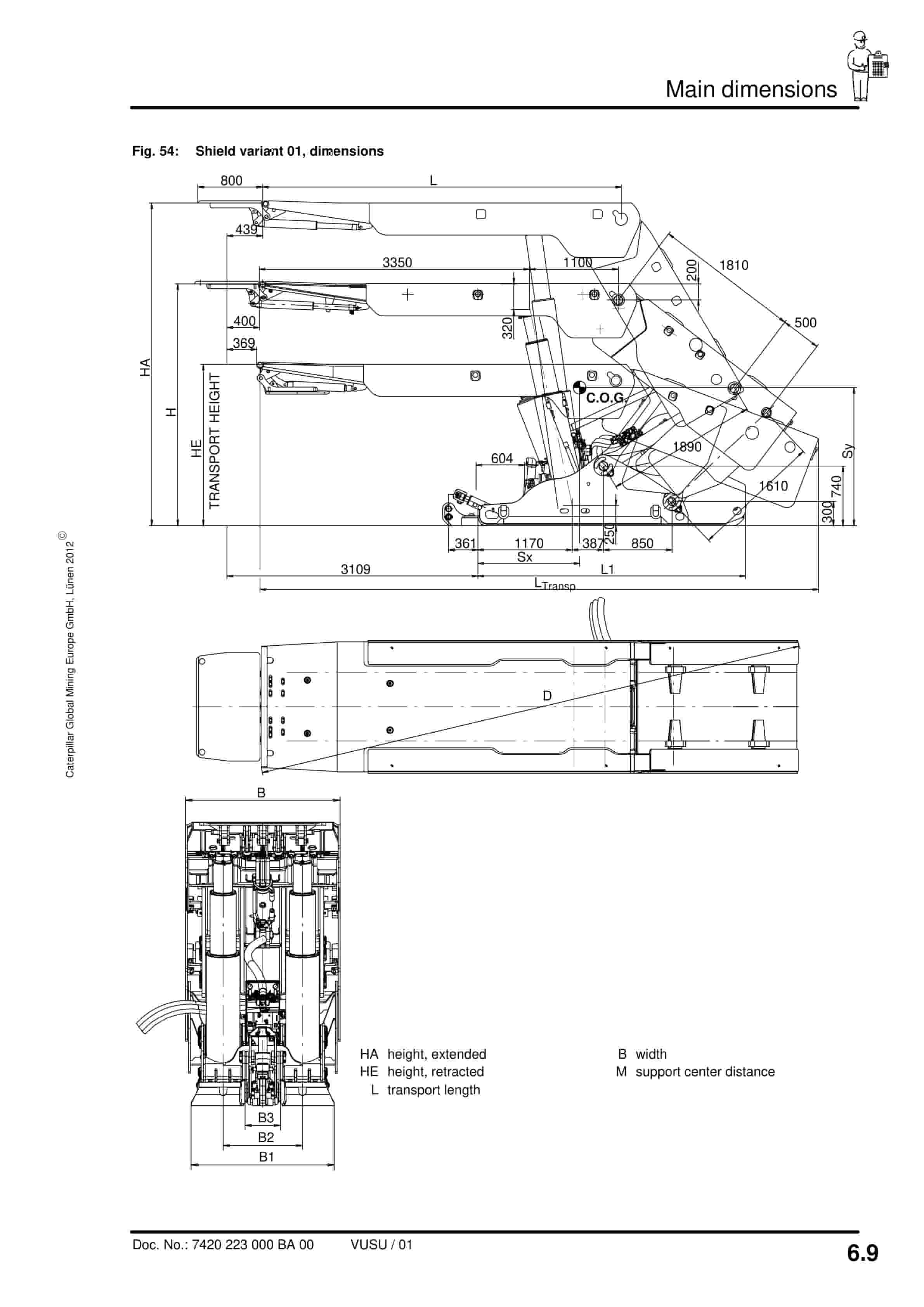 Caterpillar Shield 2000-4000-2 2898-1750 Operating Manual 7420 223 000 BA 00-3