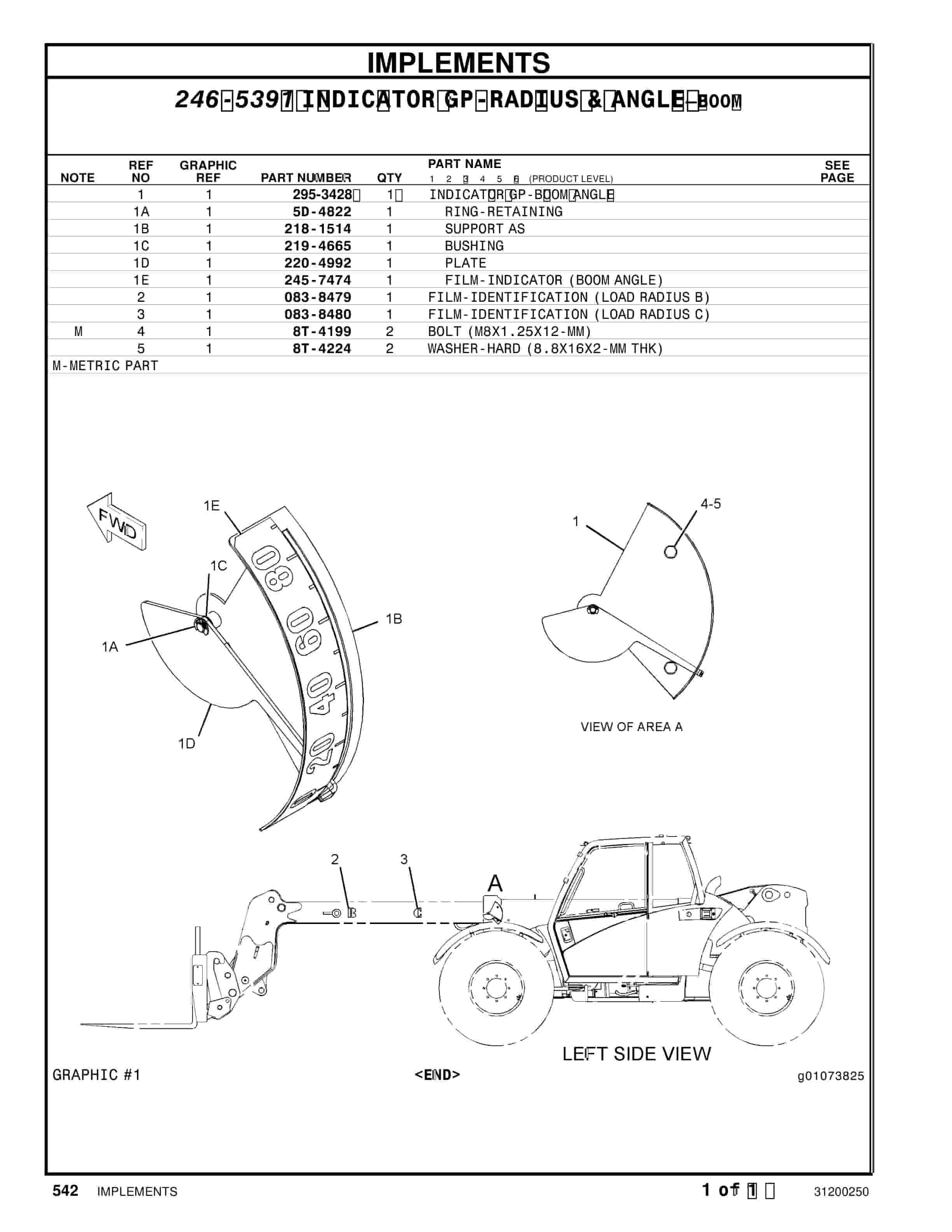 Caterpillar TH220B Telehandler Parts Manual 31200250 3 Caterpillar TH220B Telehandler Parts Manual 31200250 - Image 3