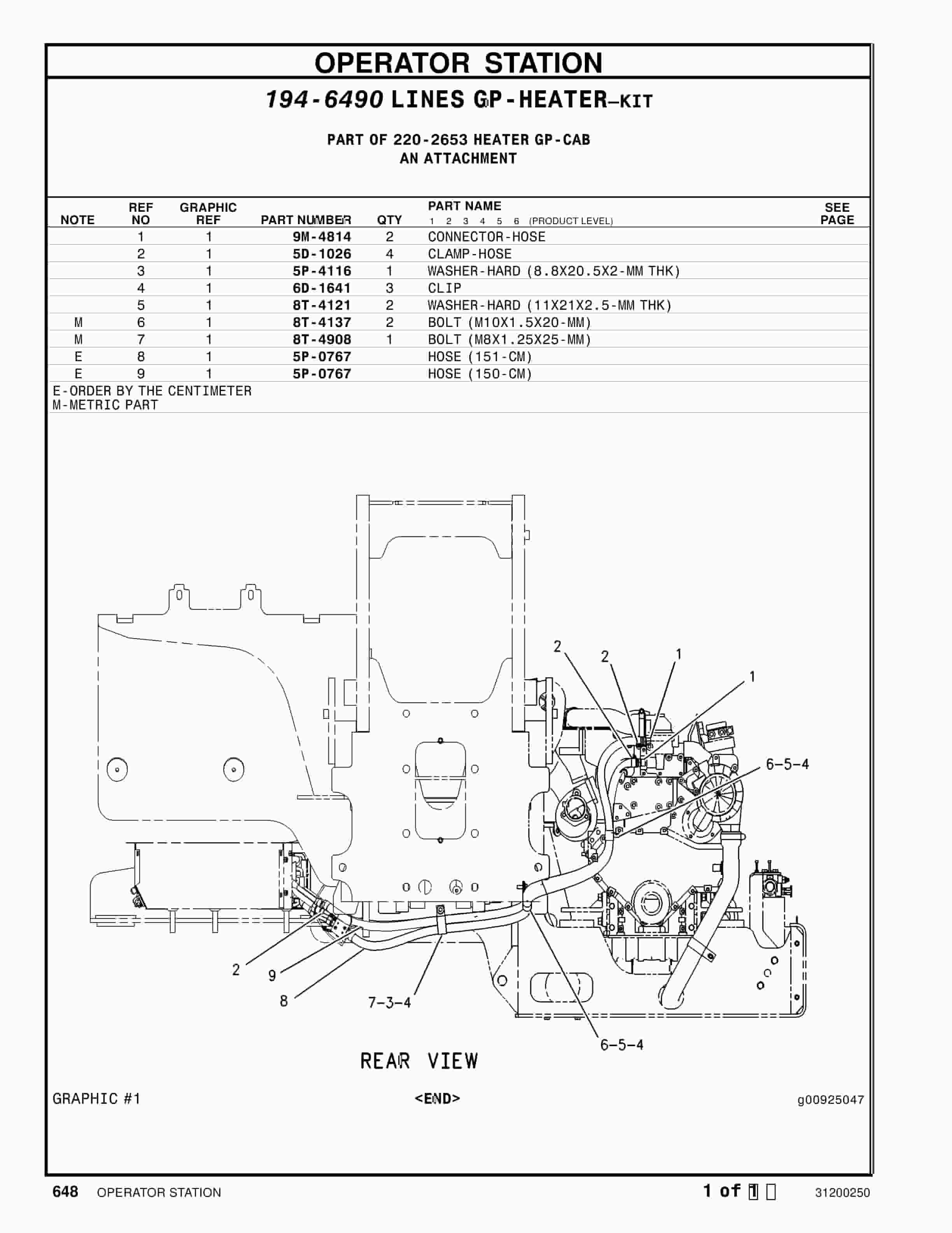 Caterpillar TH220B Telehandler Parts Manual 31200250 5 Caterpillar TH220B Telehandler Parts Manual 31200250 - Image 5