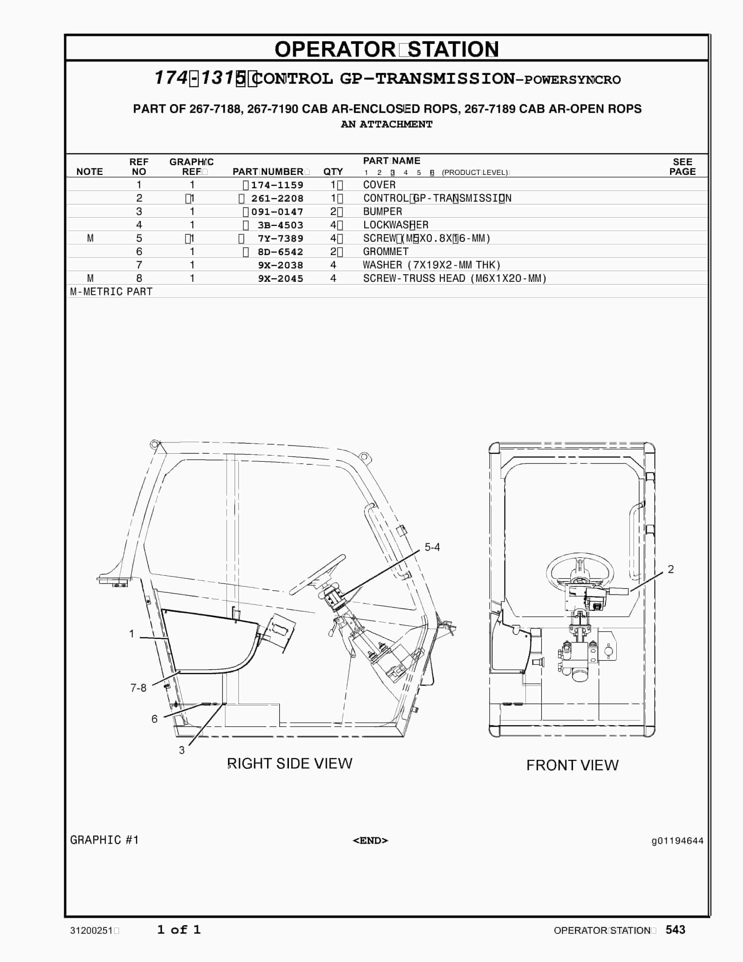 Caterpillar TH330B Telehandler Parts Manual 31200251 4 Caterpillar TH330B Telehandler Parts Manual 31200251 - Image 4