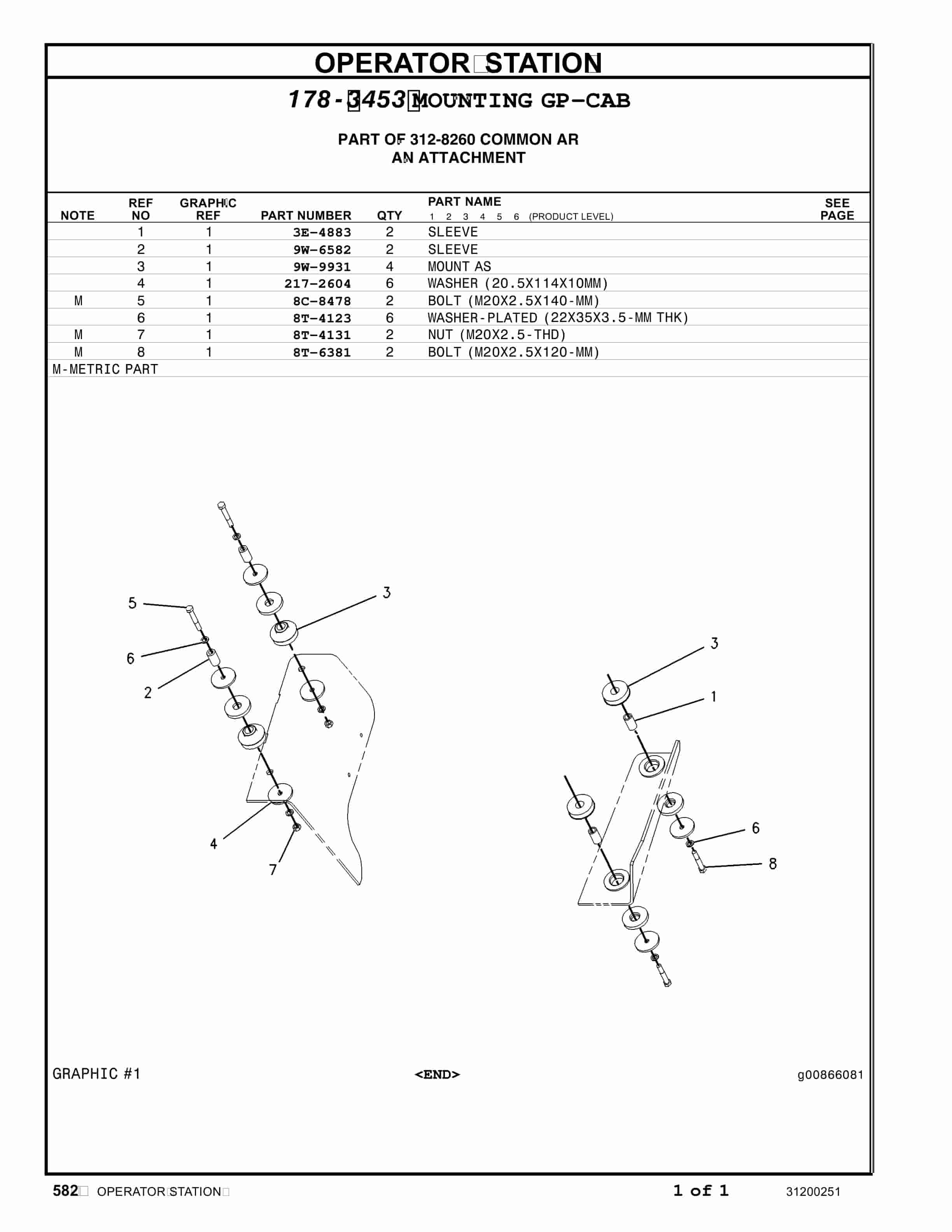 Caterpillar TH330B Telehandler Parts Manual 31200251 5 Caterpillar TH330B Telehandler Parts Manual 31200251 - Image 5